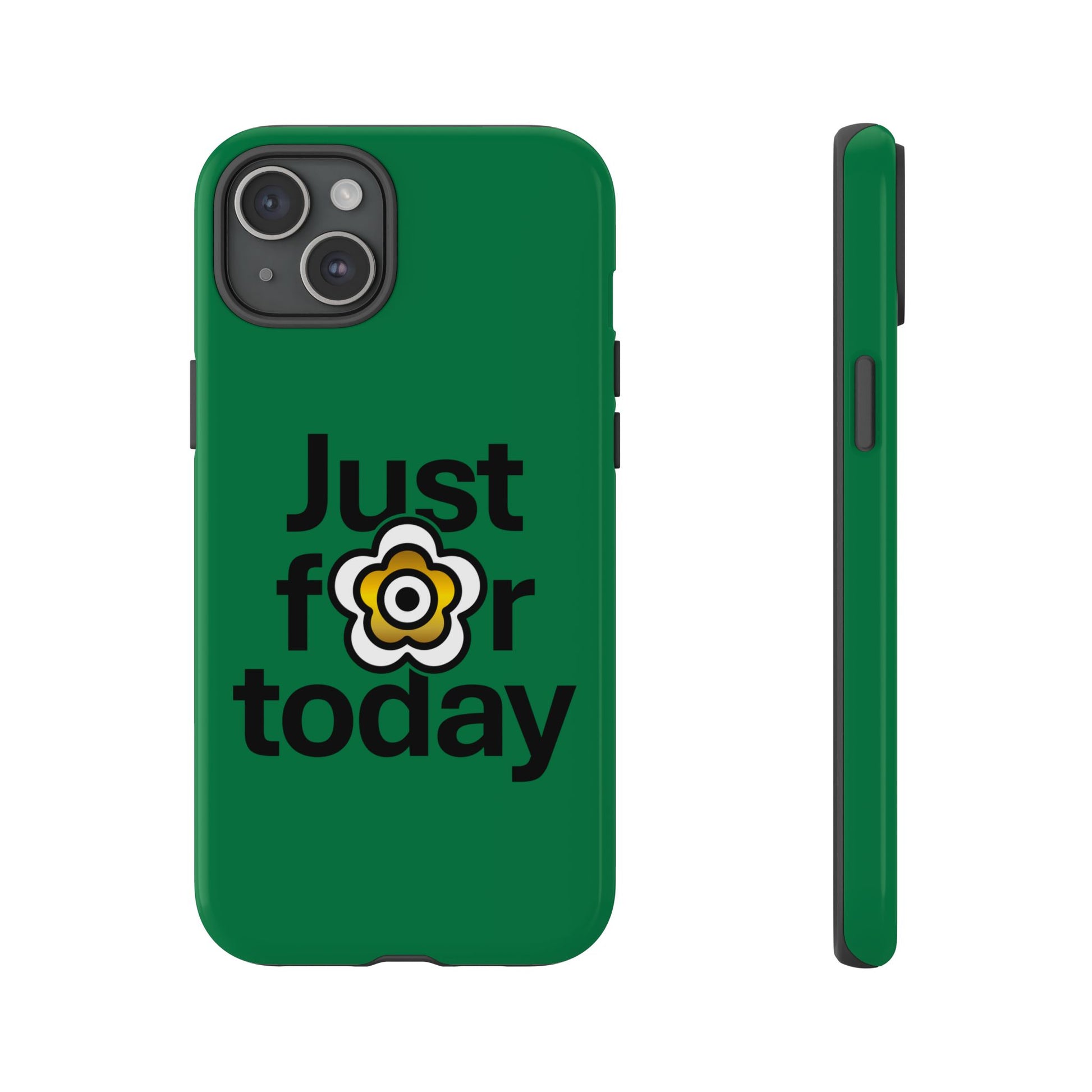 P🌺🌺P2Poppies Just for Today i-Phone Case – Inspirational Recovery Protection