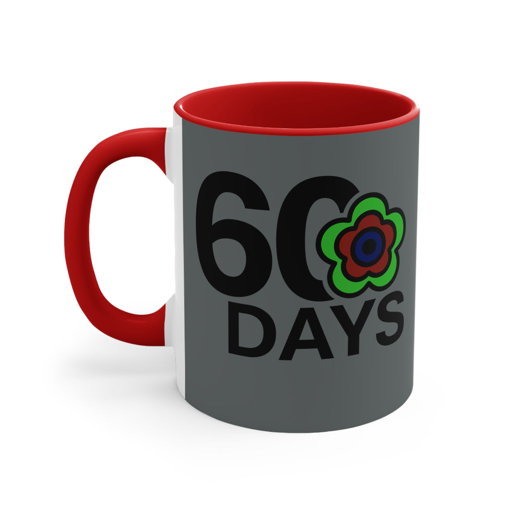 P🌺🌺P2Poppies 60 Days – Motivational Recovery Mug