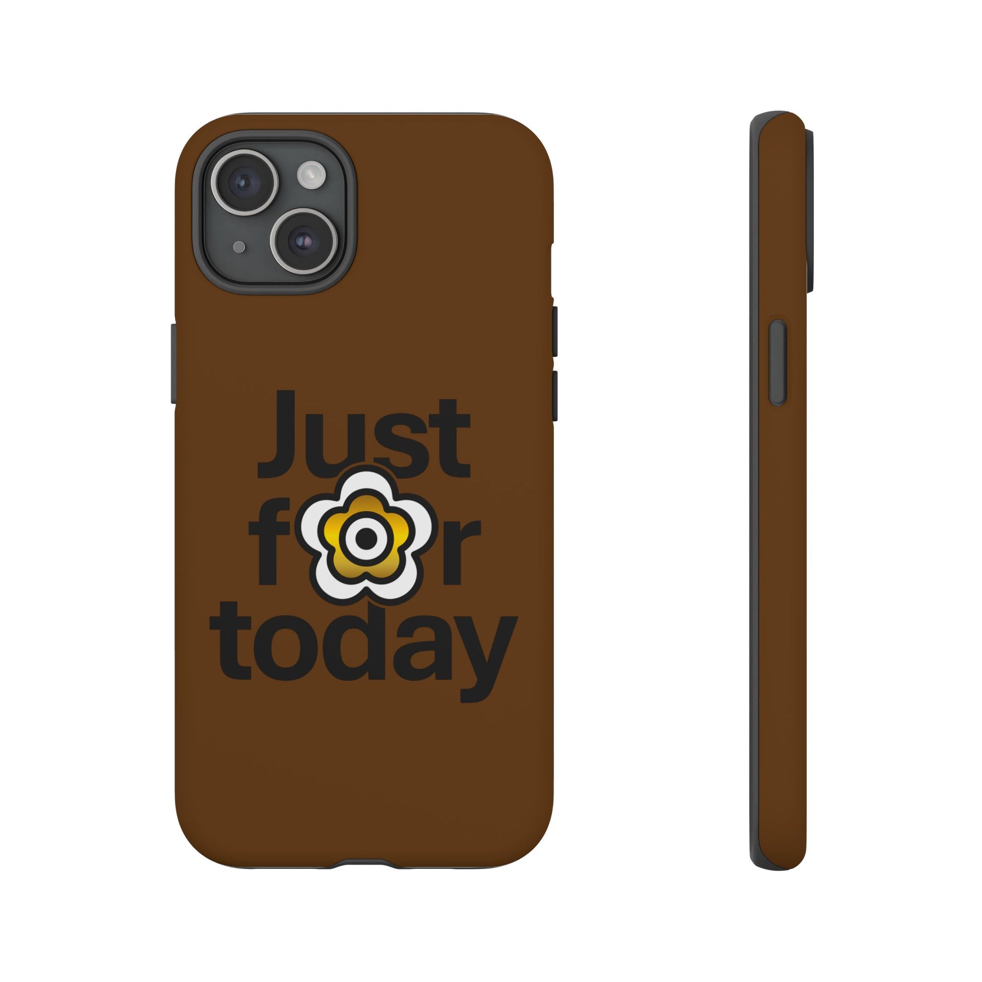 P🌺🌺P2Poppies Just for Today i-Phone Case – Inspirational Recovery Protection