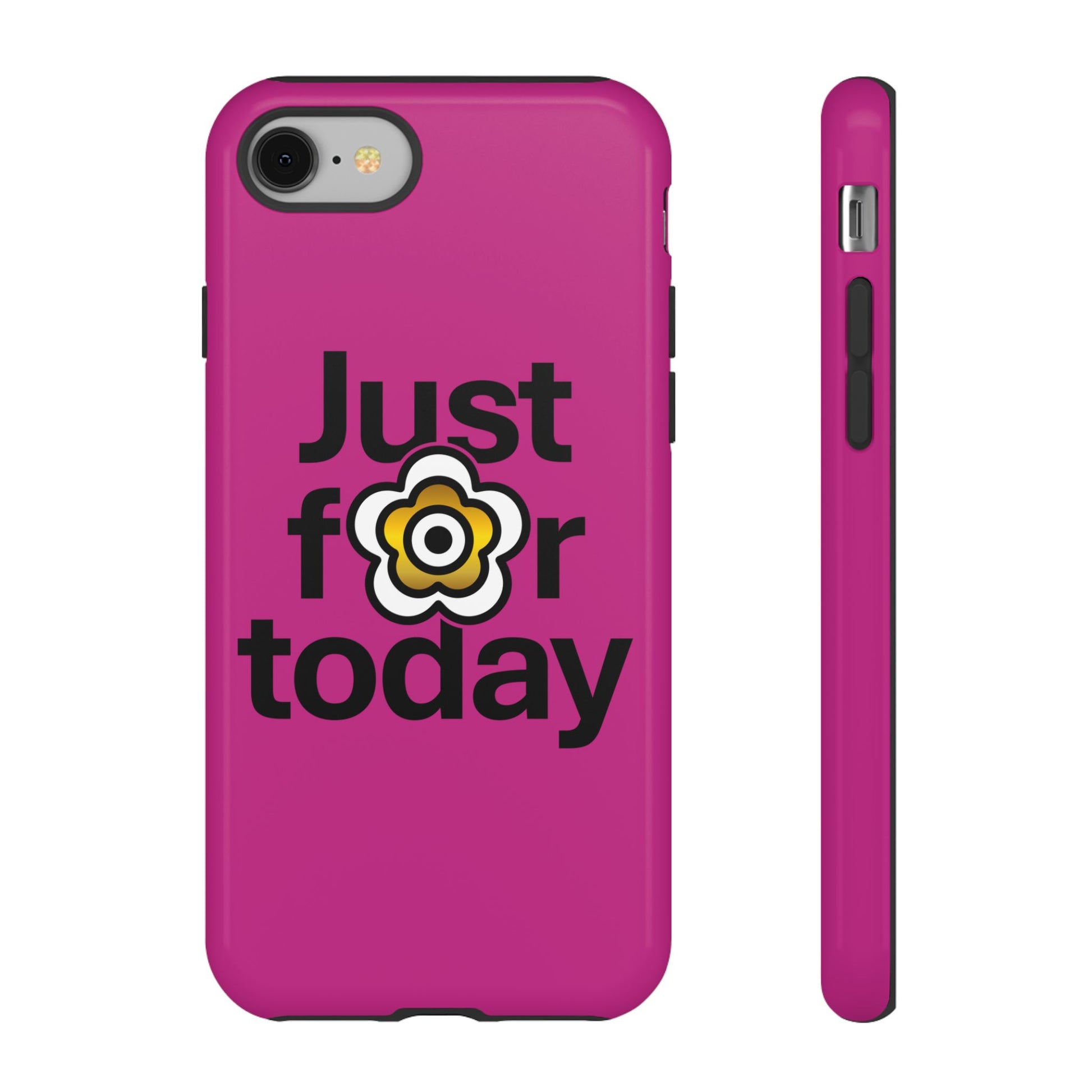 P🌺🌺P2Poppies Just for Today i-Phone Case – Inspirational Recovery Protection