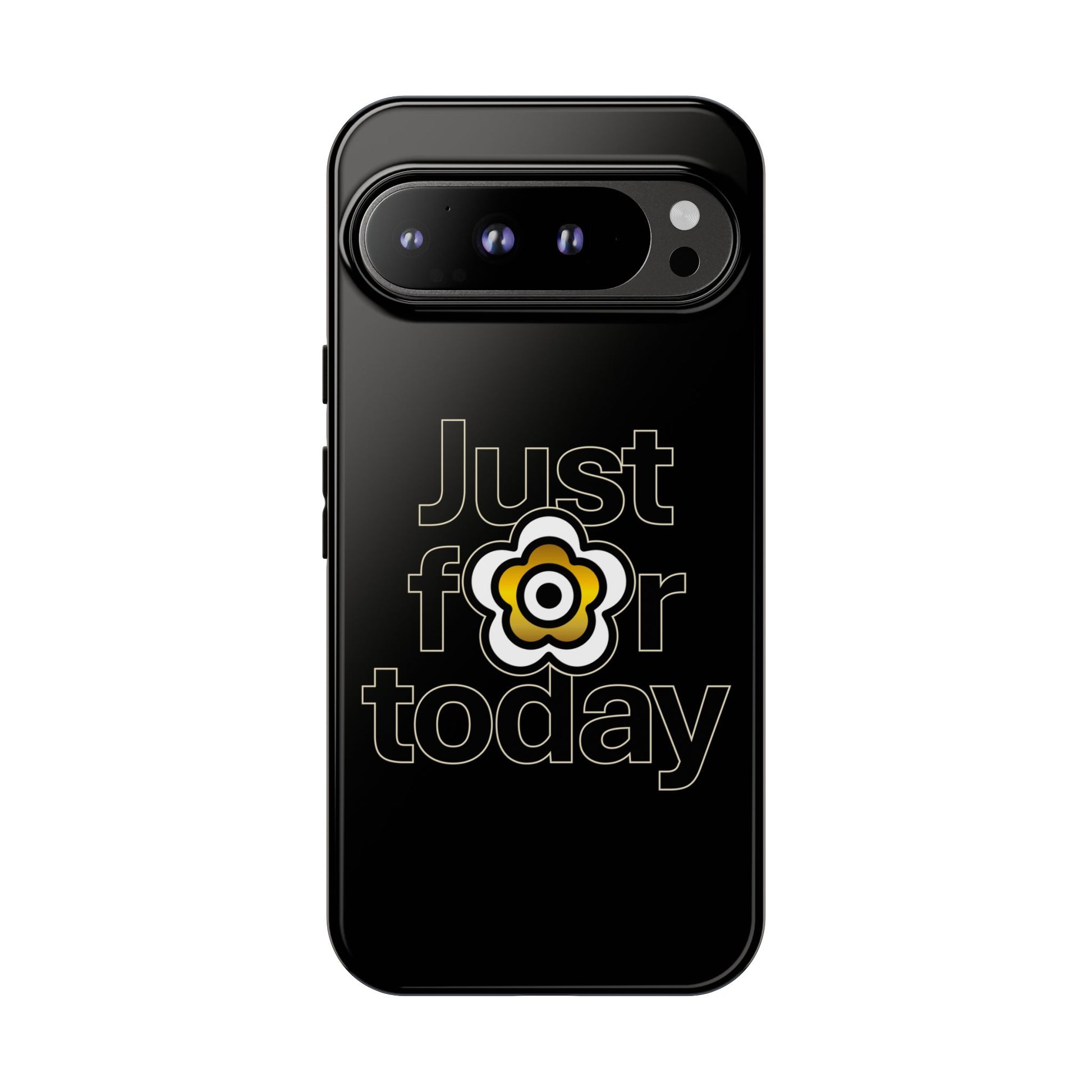 P🌺🌺P2Poppies Just for Today Google Phone Case – Inspirational Recovery Protection