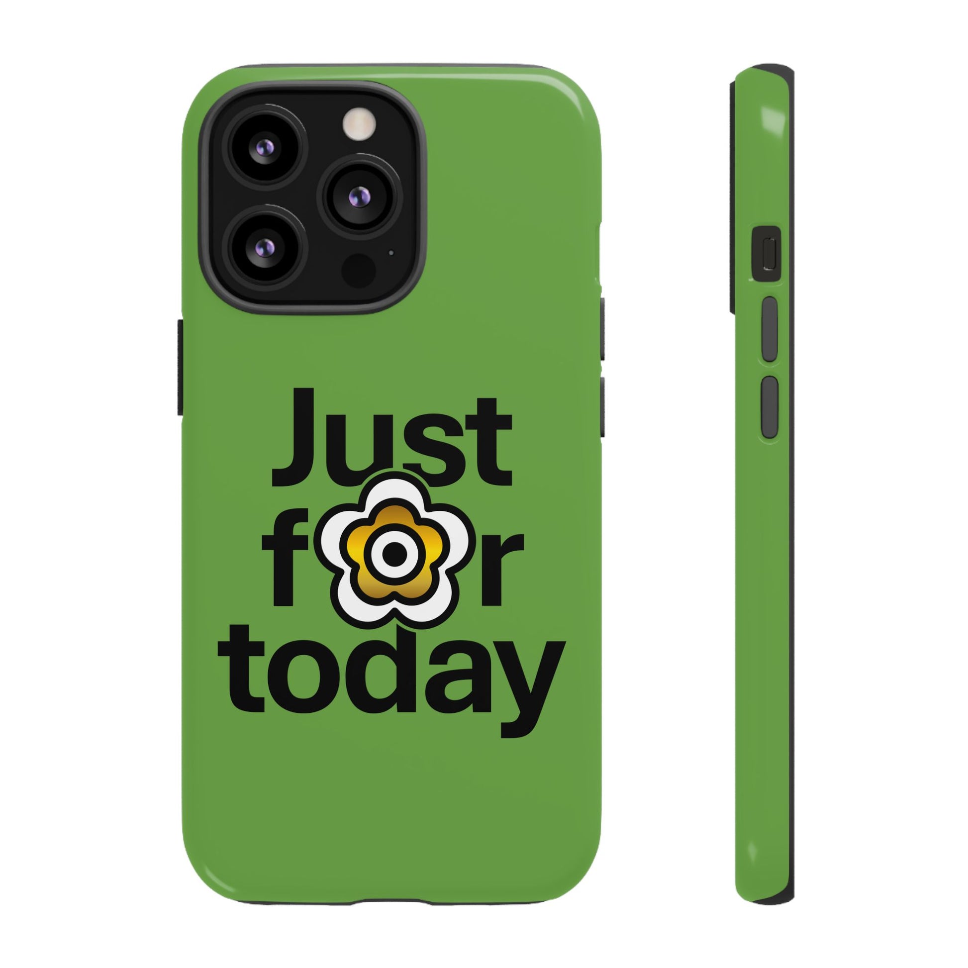 P🌺🌺P2Poppies Just for Today i-Phone Case – Inspirational Recovery Protection