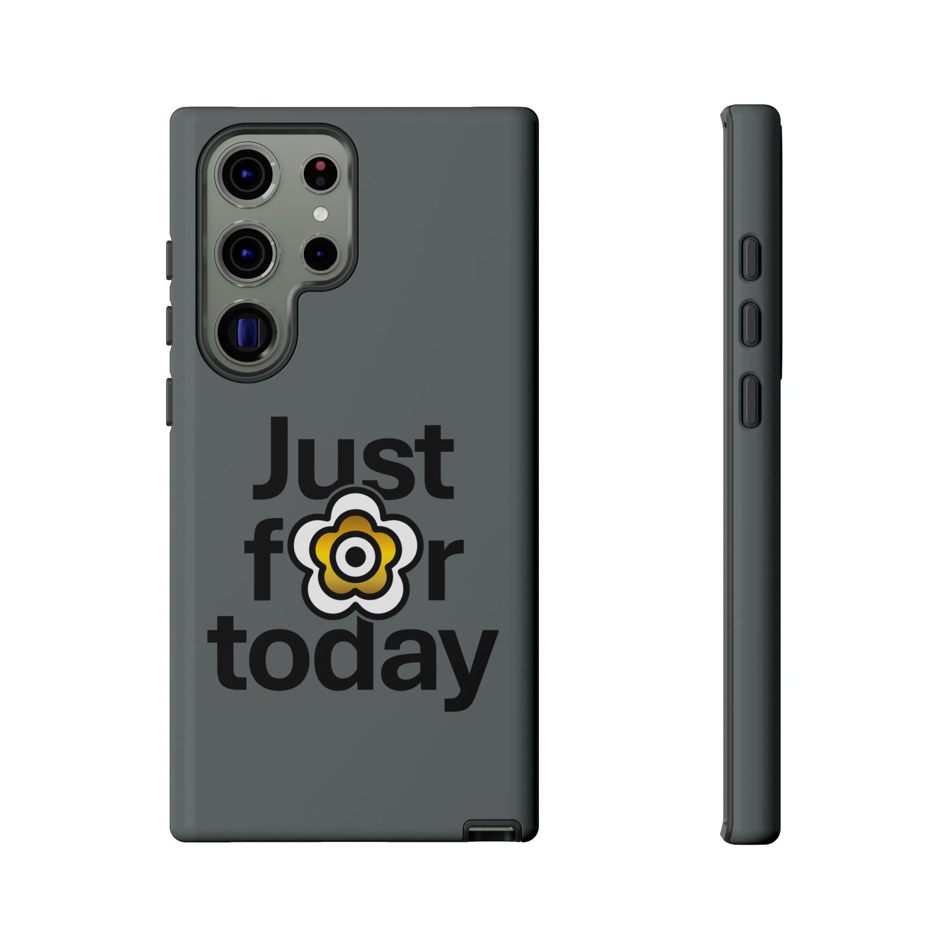 P🌺🌺P2Poppies Just for Today Samsung Phone Case – Inspirational Recovery Protection