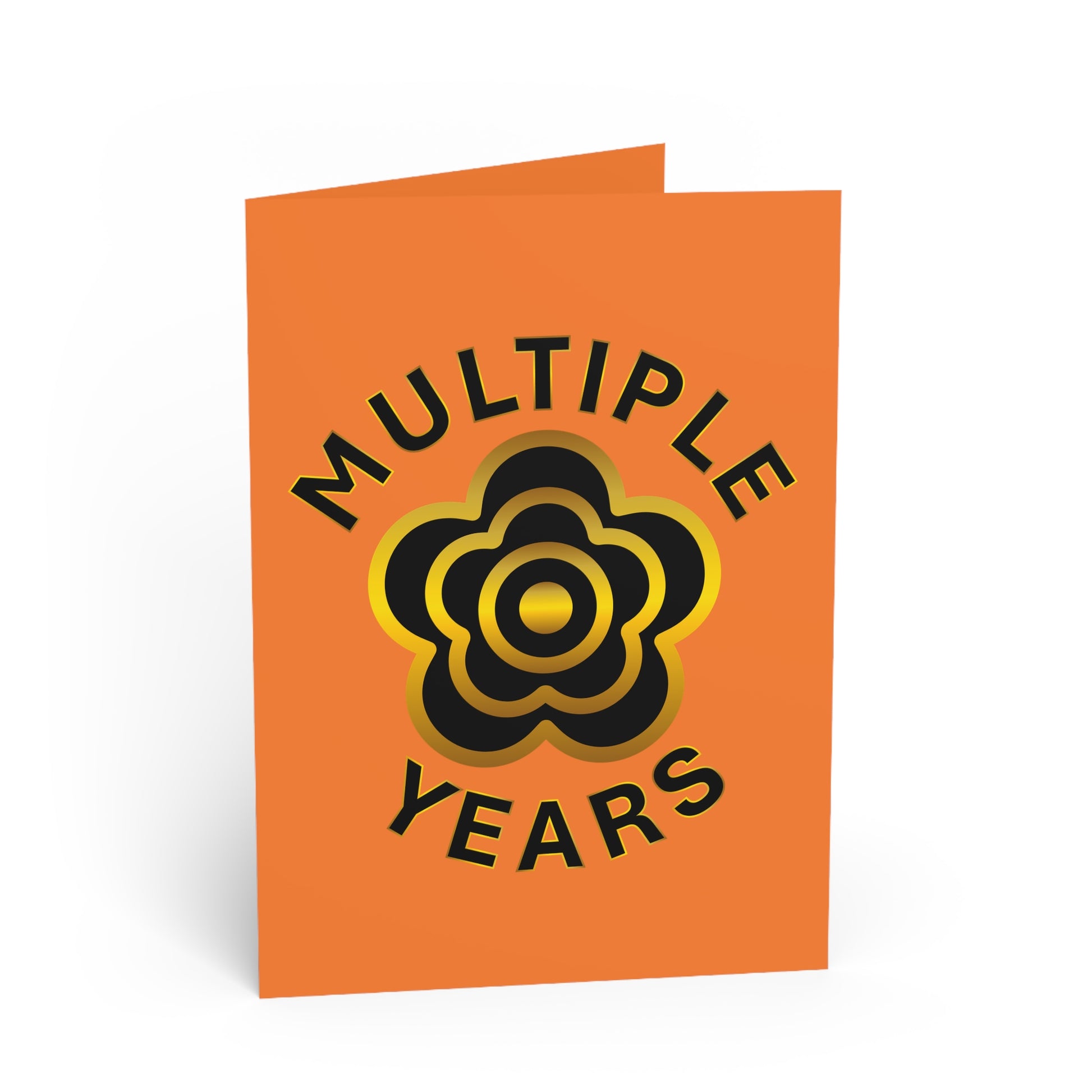 P🌺🌺P2Poppies Multiple Years Milestone Greeting Card