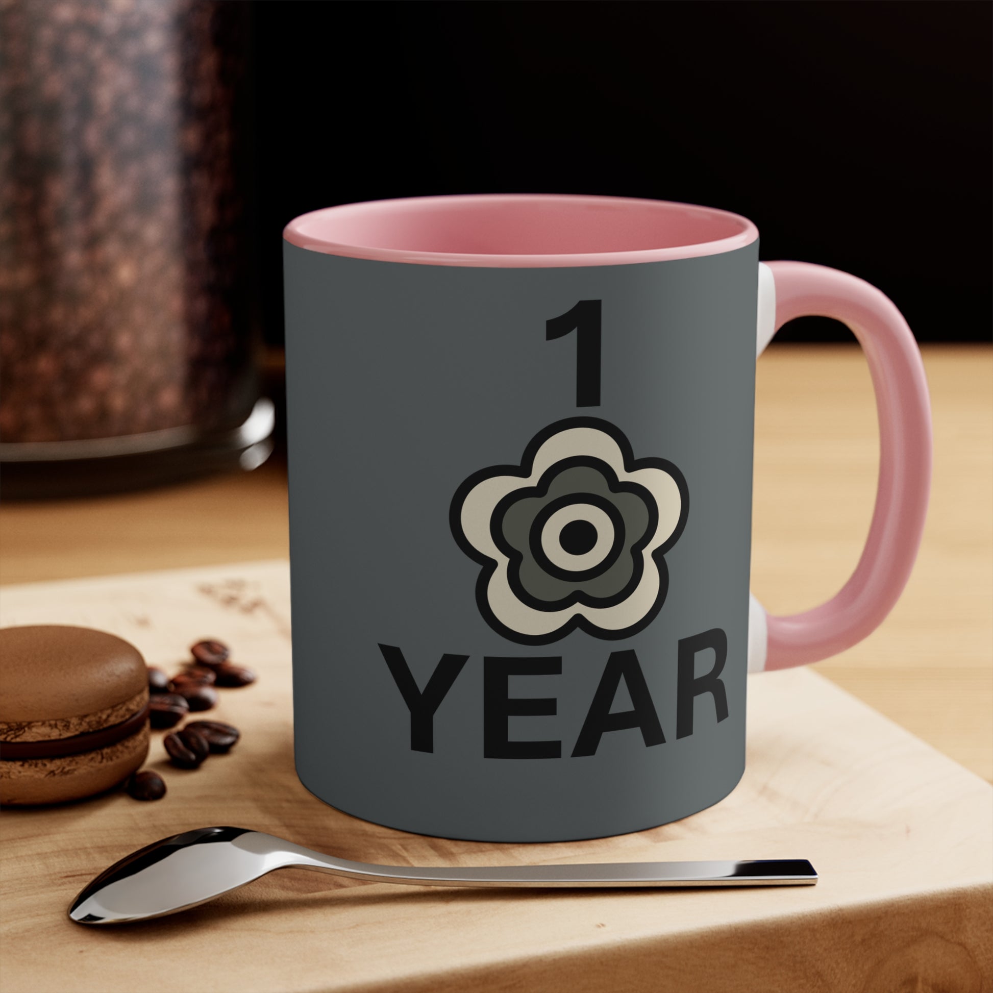 P🌺🌺P2Poppies 1 Year – Motivational Recovery Mug