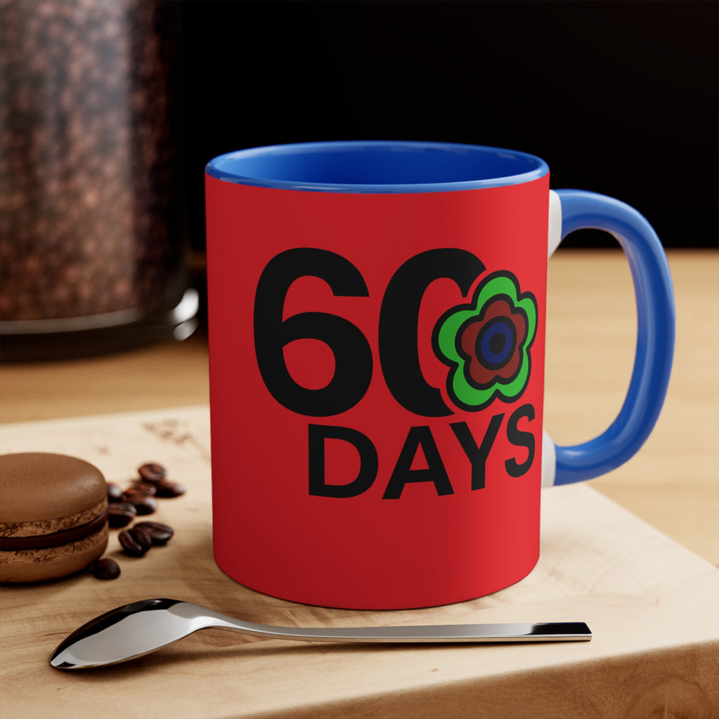 P🌺🌺P2Poppies 60 Days – Motivational Recovery Mug