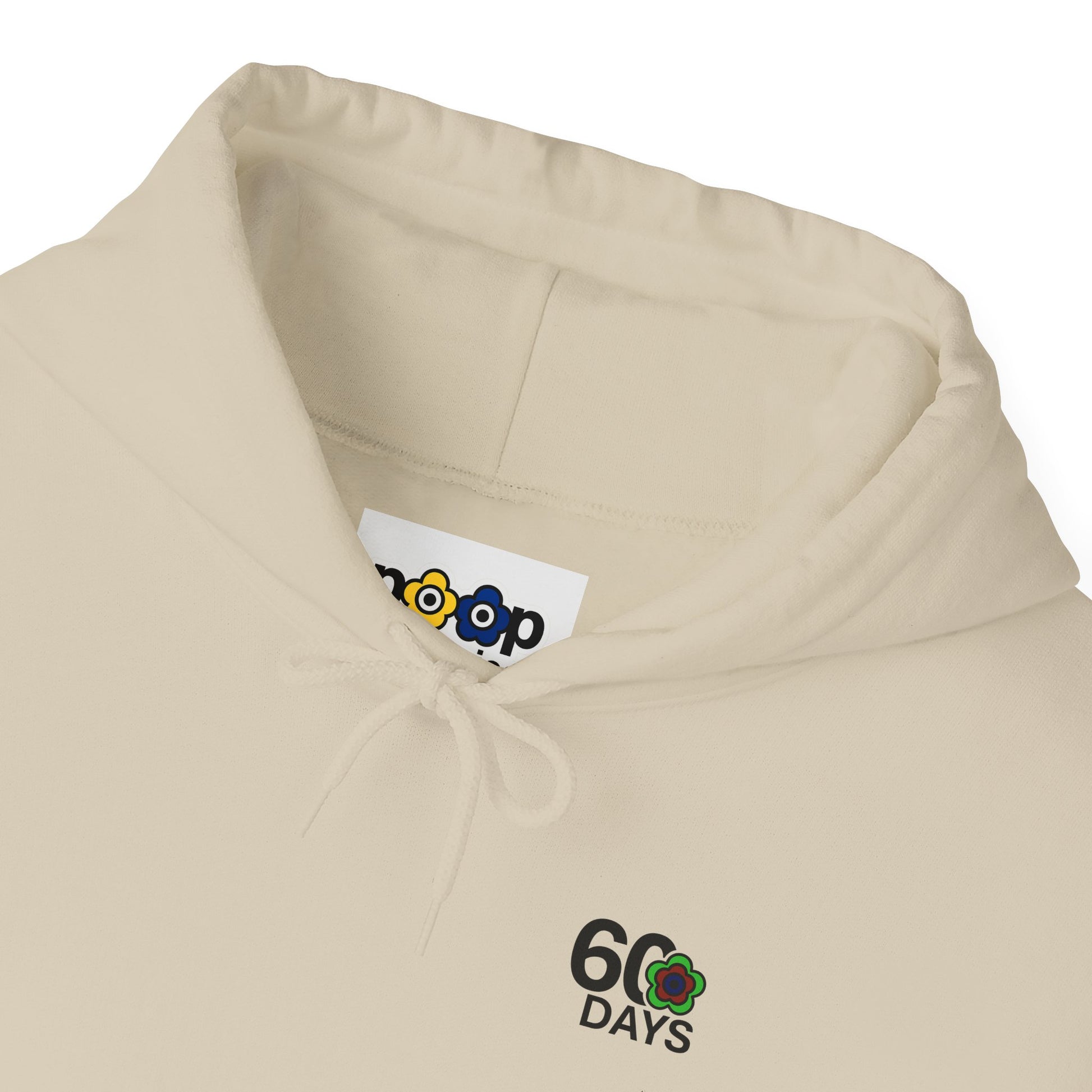 P🌺🌺P2Poppies 60 Days Sober Hoodie – Recovery Milestone Sweatshirt