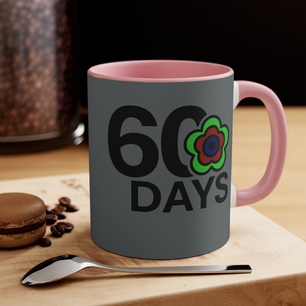 P🌺🌺P2Poppies 60 Days – Motivational Recovery Mug