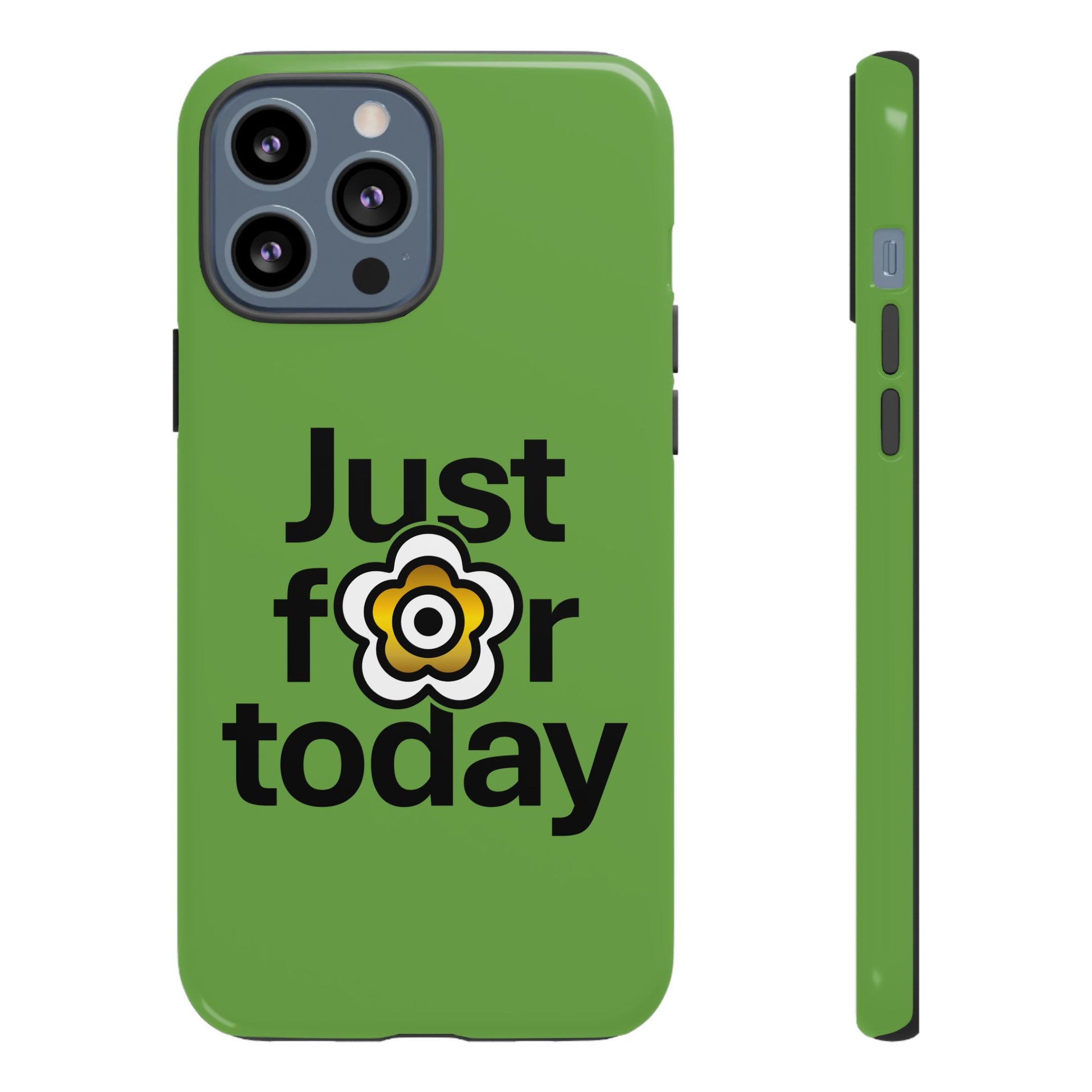 P🌺🌺P2Poppies Just for Today i-Phone Case – Inspirational Recovery Protection