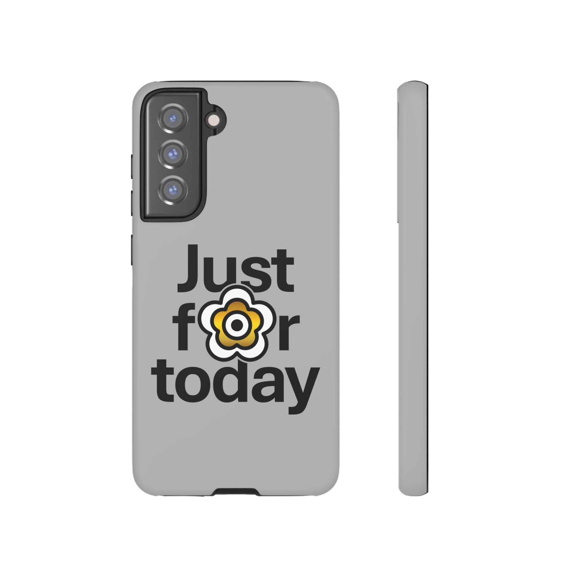 P🌺🌺P2Poppies Just for Today Samsung Phone Case – Inspirational Recovery Protection