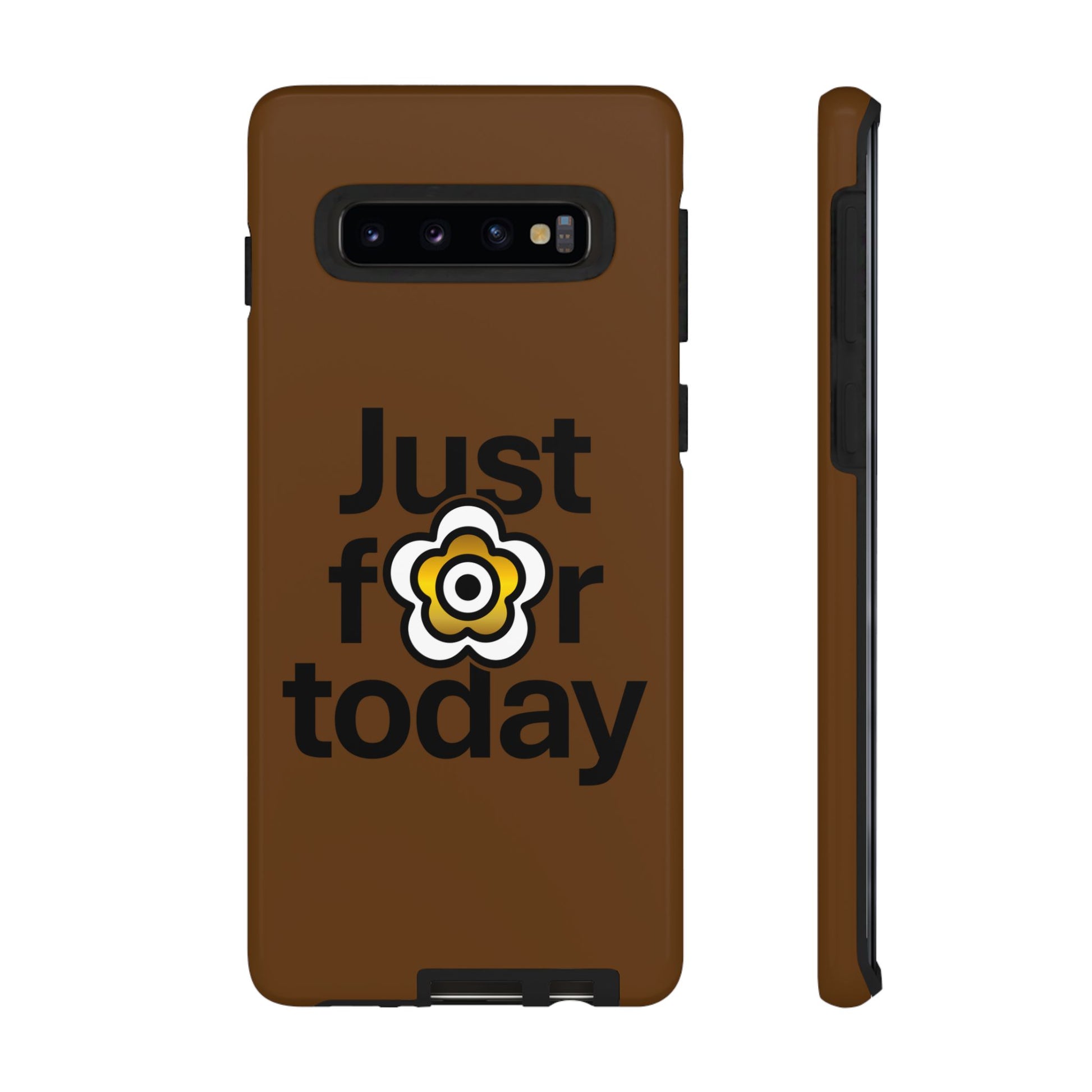 P🌺🌺P2Poppies Just for Today Samsung Phone Case – Inspirational Recovery Protection