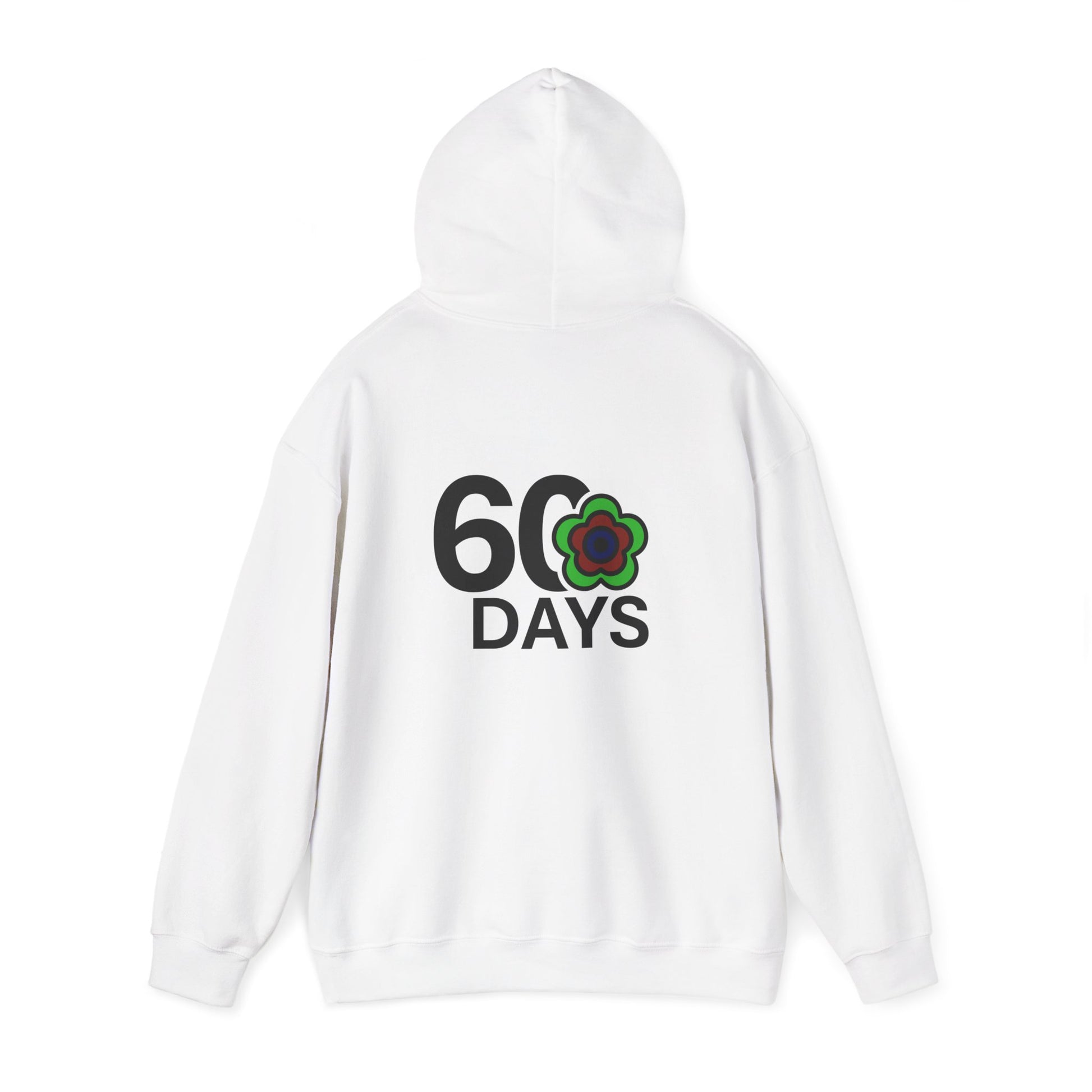 P🌺🌺P2Poppies 60 Days Sober Hoodie – Recovery Milestone Sweatshirt