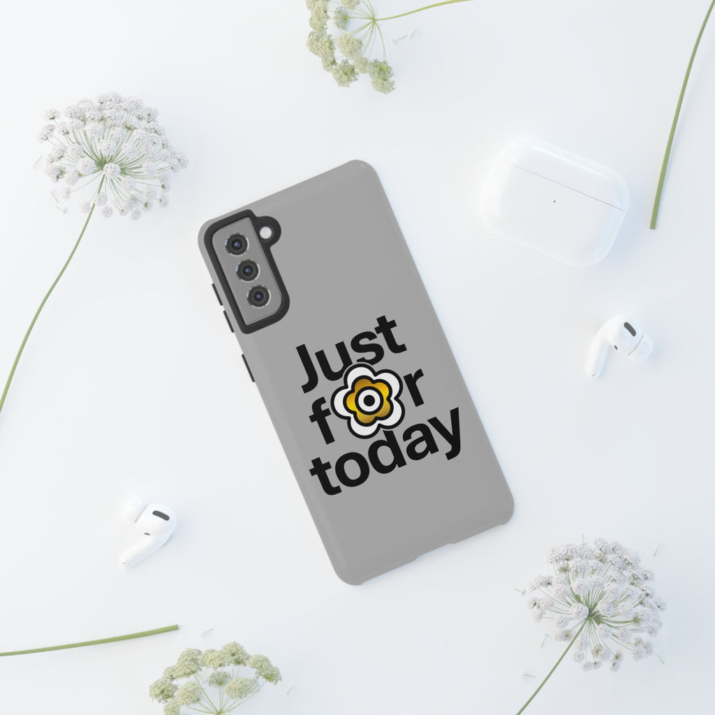 P🌺🌺P2Poppies Just for Today Samsung Phone Case – Inspirational Recovery Protection