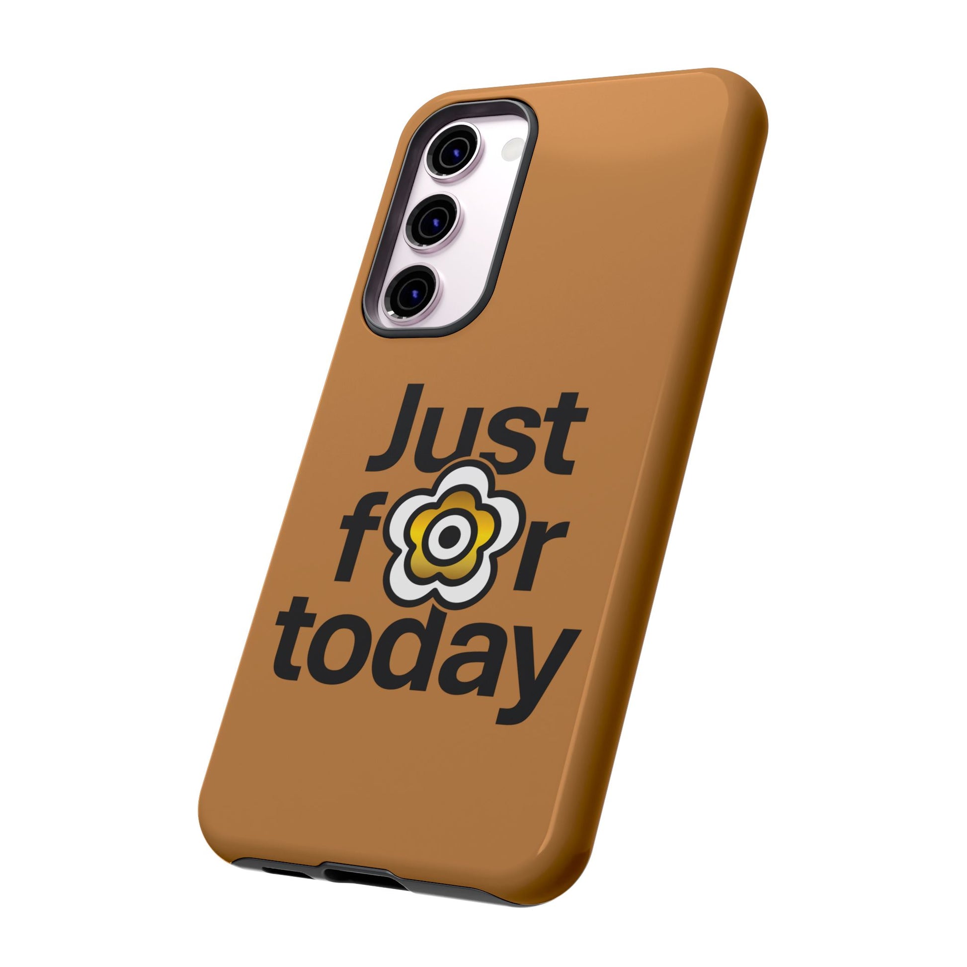 P🌺🌺P2Poppies Just for Today Samsung Phone Case – Inspirational Recovery Protection