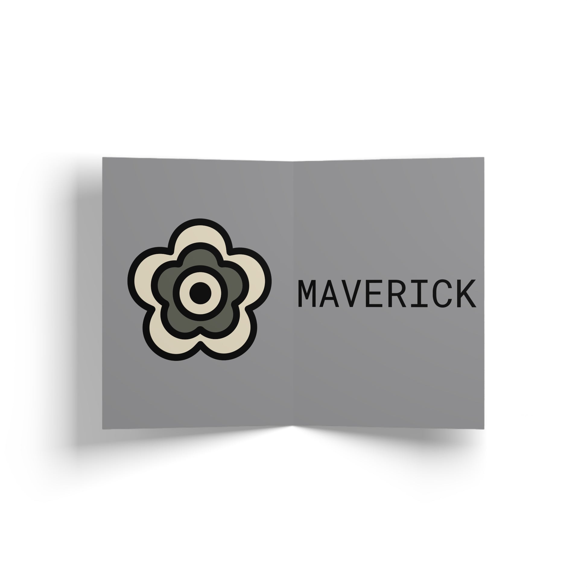 P🌺🌺P2Poppies 1 Year Milestone Greeting Card