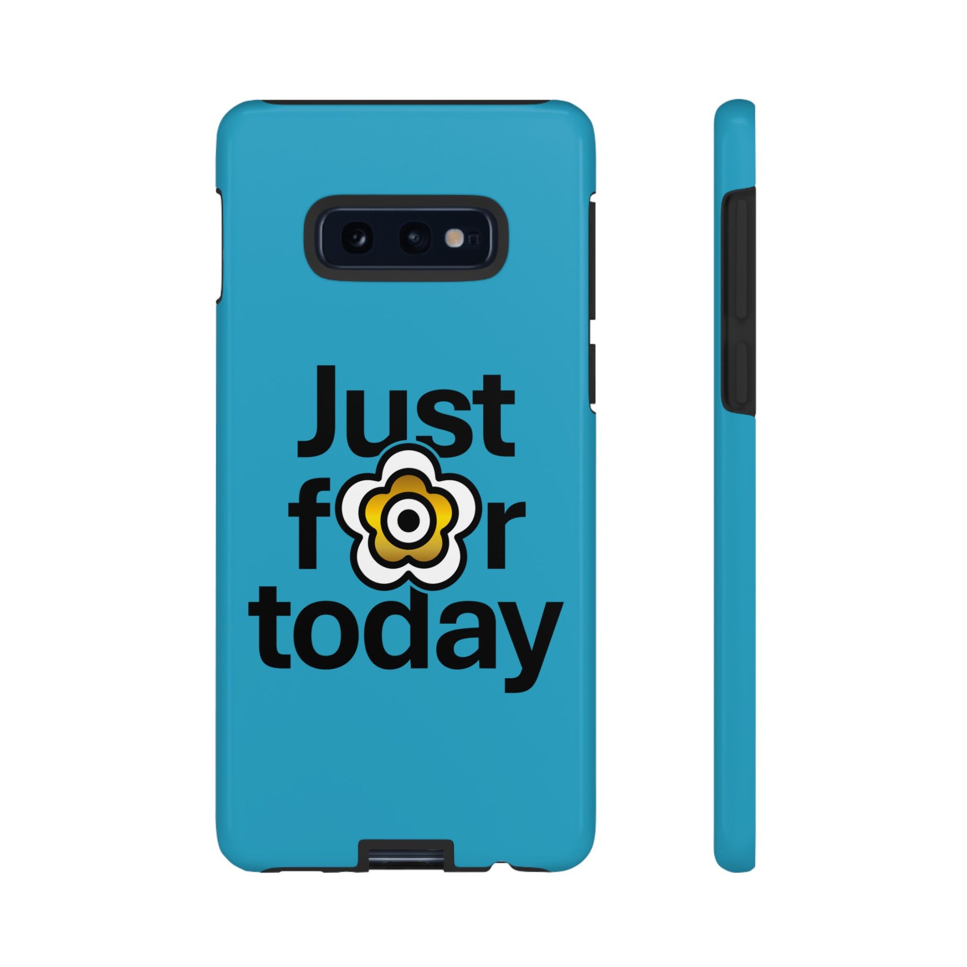 P🌺🌺P2Poppies Just for Today Samsung Phone Case – Inspirational Recovery Protection