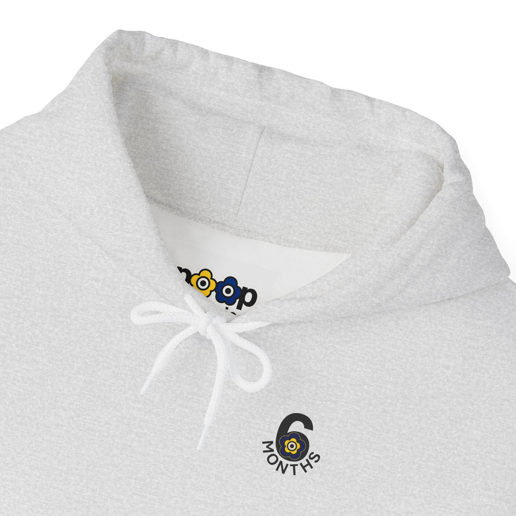 P🌺🌺P2Poppies 6 Months Sober Hoodie – Recovery Milestone Sweatshirt