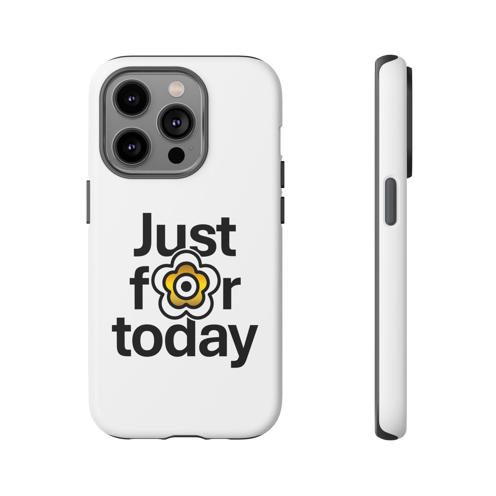 P🌺🌺P2Poppies Just for Today i-Phone Case – Inspirational Recovery Protection