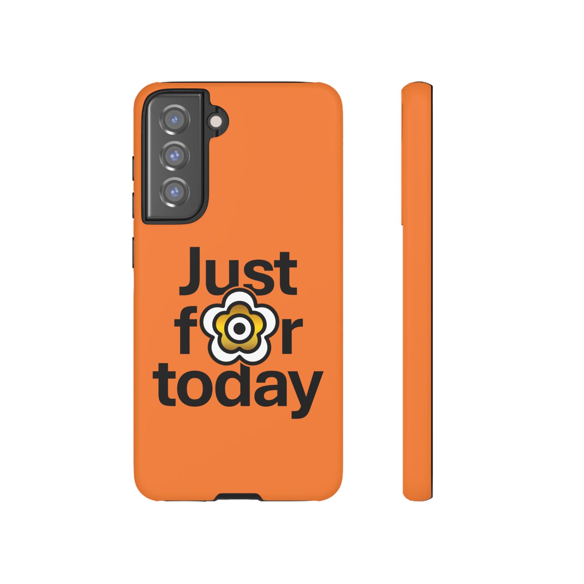 P🌺🌺P2Poppies Just for Today Samsung Phone Case – Inspirational Recovery Protection