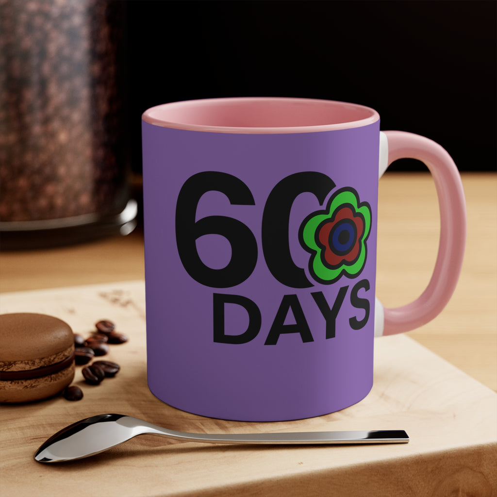 P🌺🌺P2Poppies 60 Days – Motivational Recovery Mug