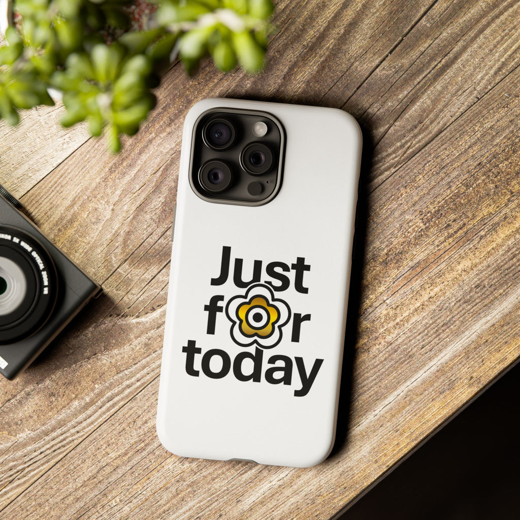 P🌺🌺P2Poppies Just for Today i-Phone Case – Inspirational Recovery Protection