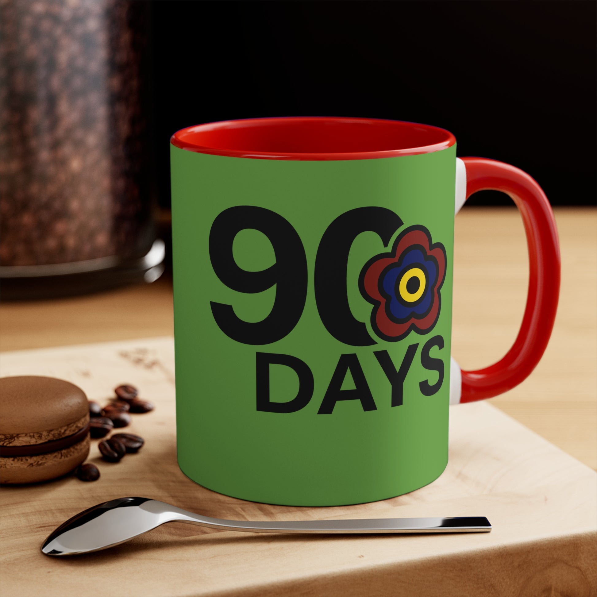 P🌺🌺P2Poppies 90 Days – Motivational Recovery Mug