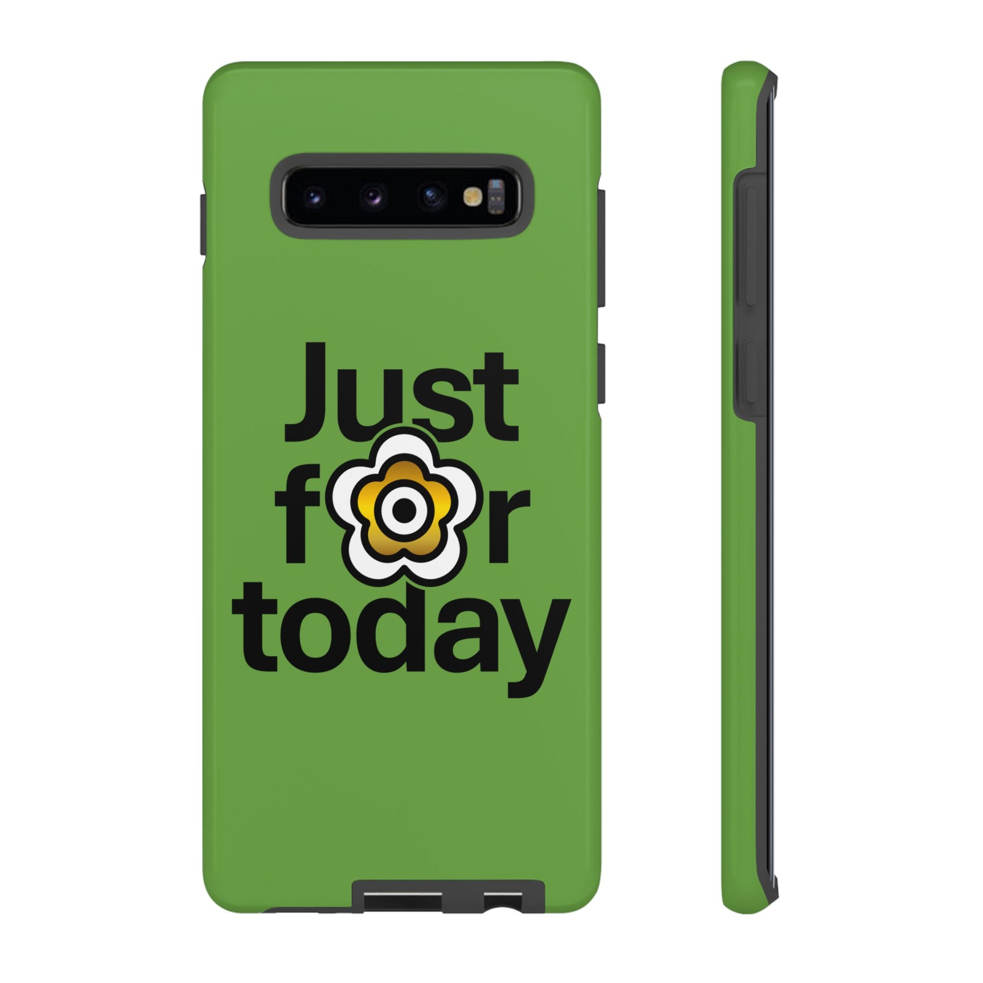 P🌺🌺P2Poppies Just for Today Samsung Phone Case – Inspirational Recovery Protection