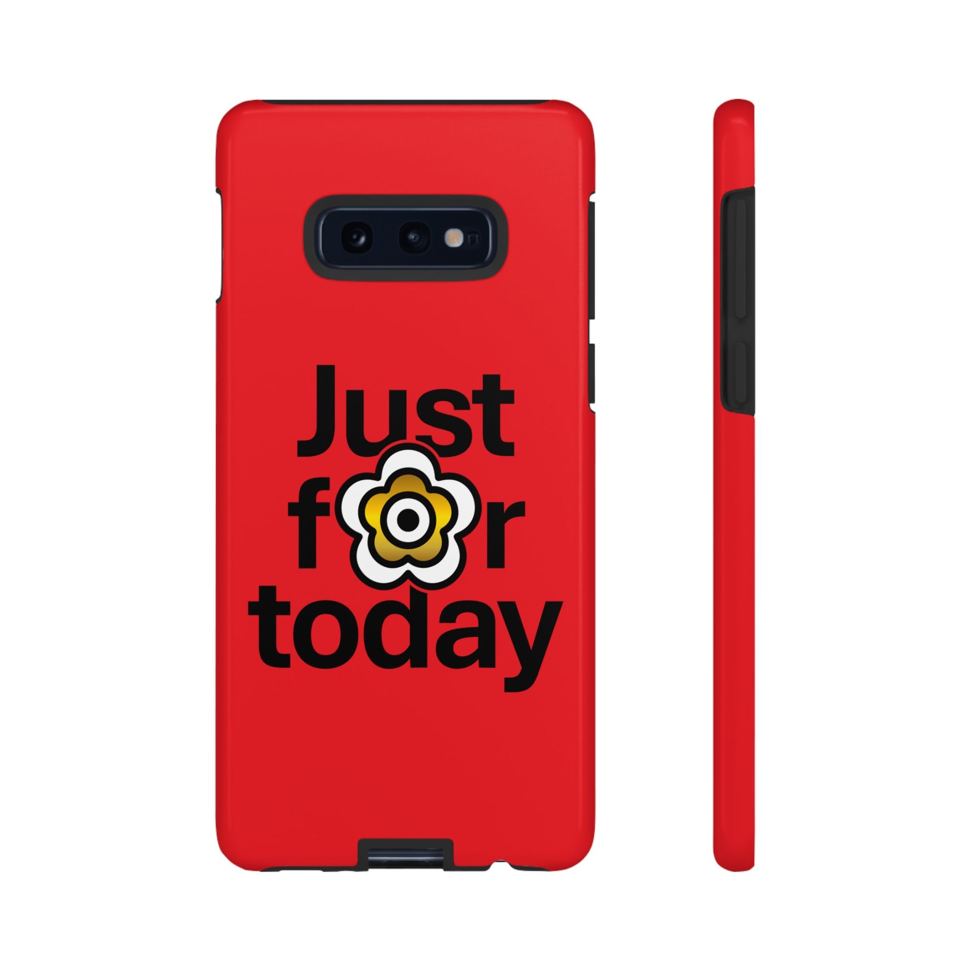 P🌺🌺P2Poppies Just for Today Samsung Phone Case – Inspirational Recovery Protection