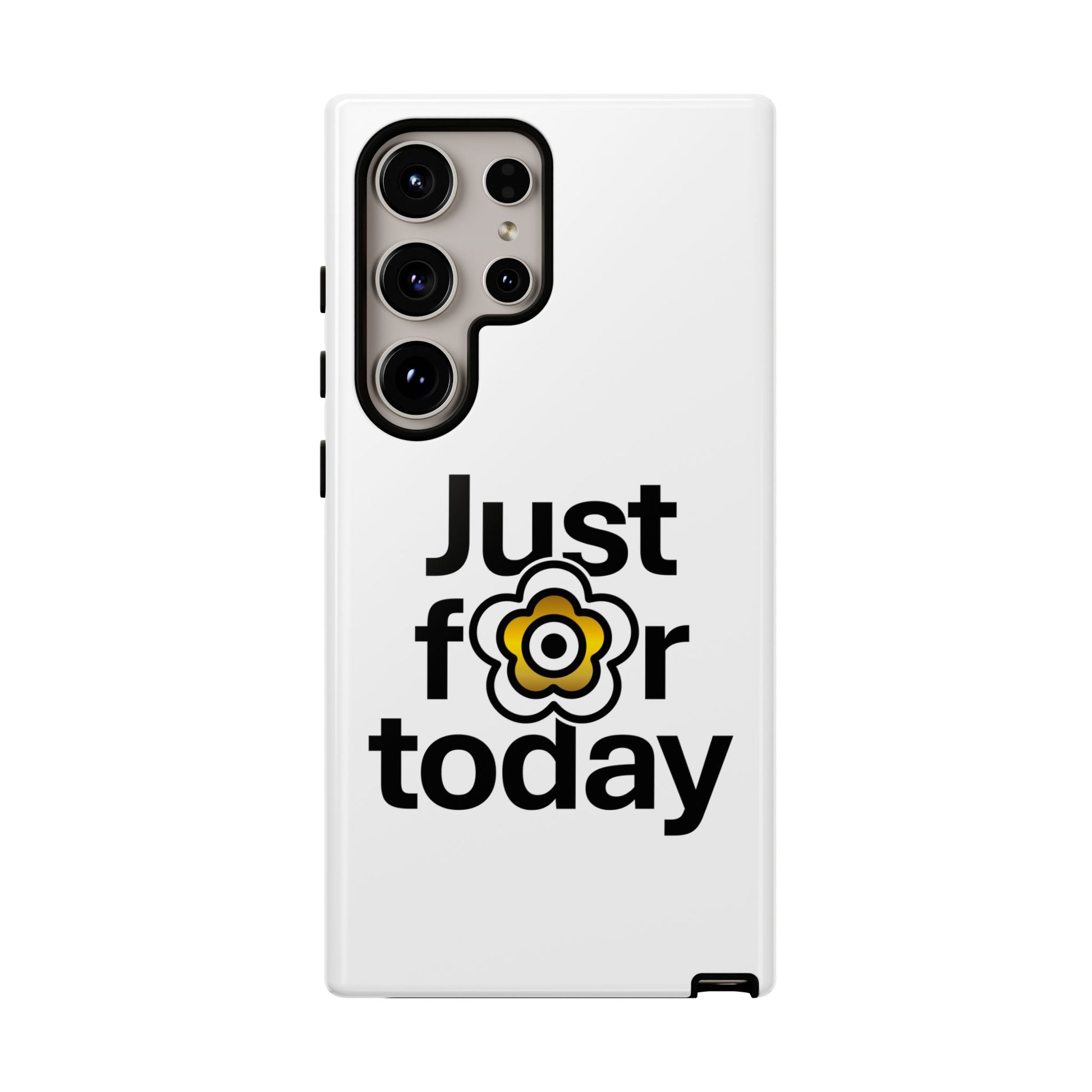 P🌺🌺P2Poppies Just for Today Samsung Phone Case – Inspirational Recovery Protection