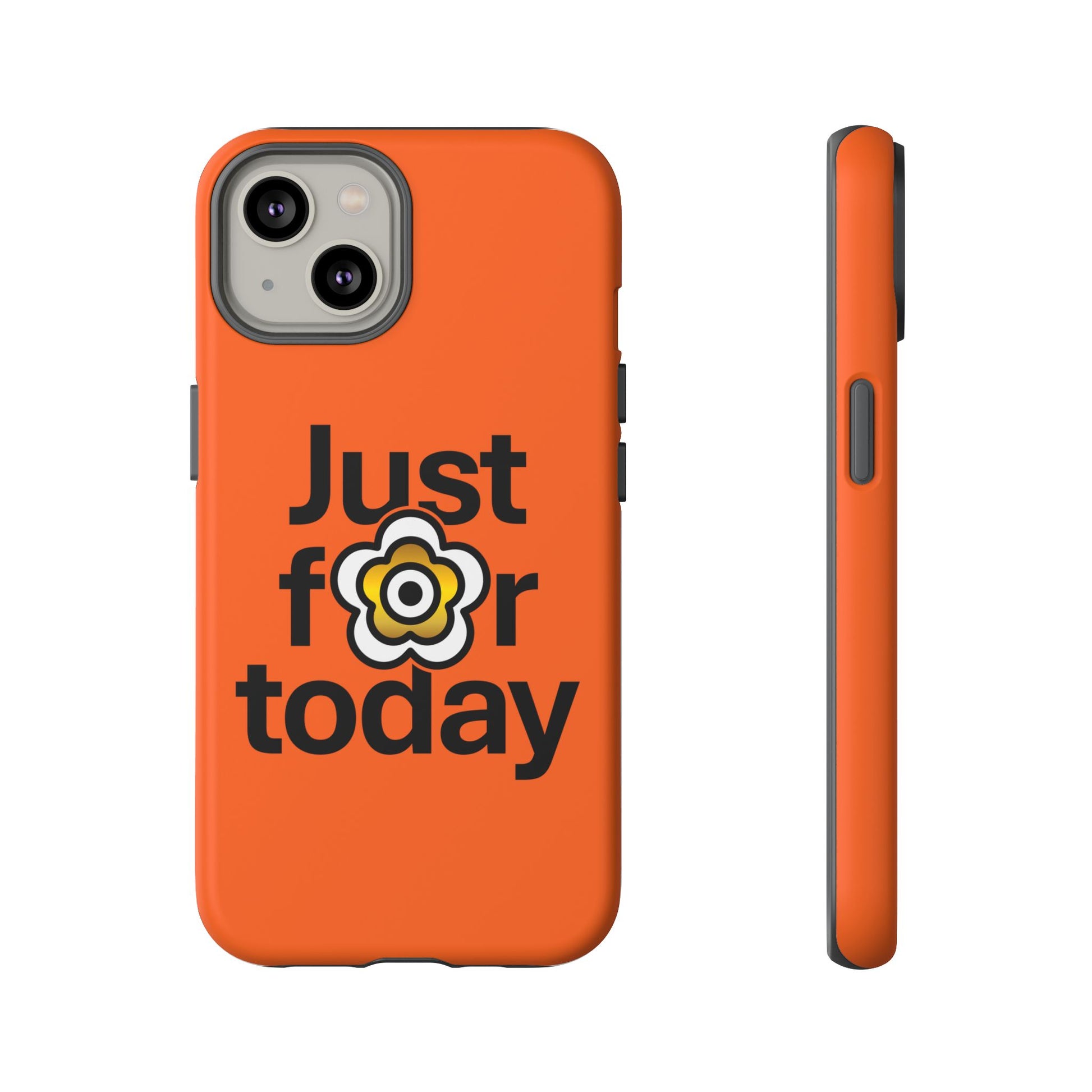 P🌺🌺P2Poppies Just for Today i-Phone Case – Inspirational Recovery Protection