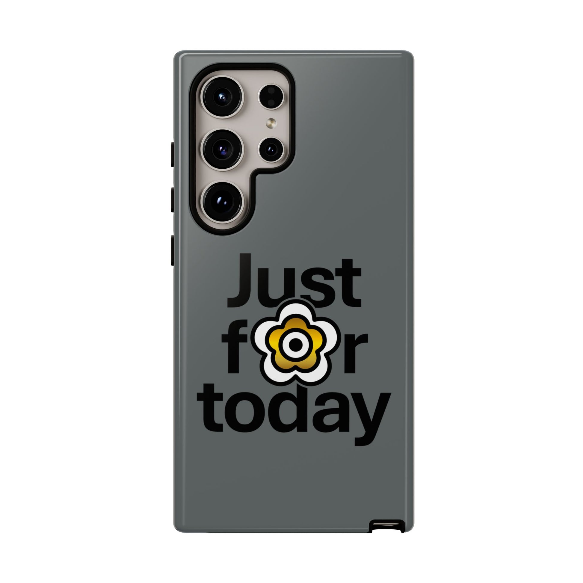 P🌺🌺P2Poppies Just for Today Samsung Phone Case – Inspirational Recovery Protection