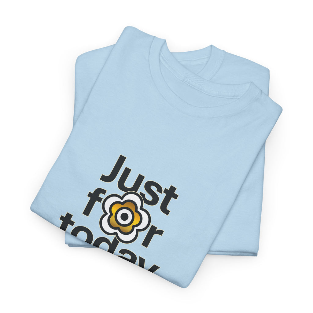 P🌺🌺P2Poppies Just for Today – Motivational Recovery T-Shirt