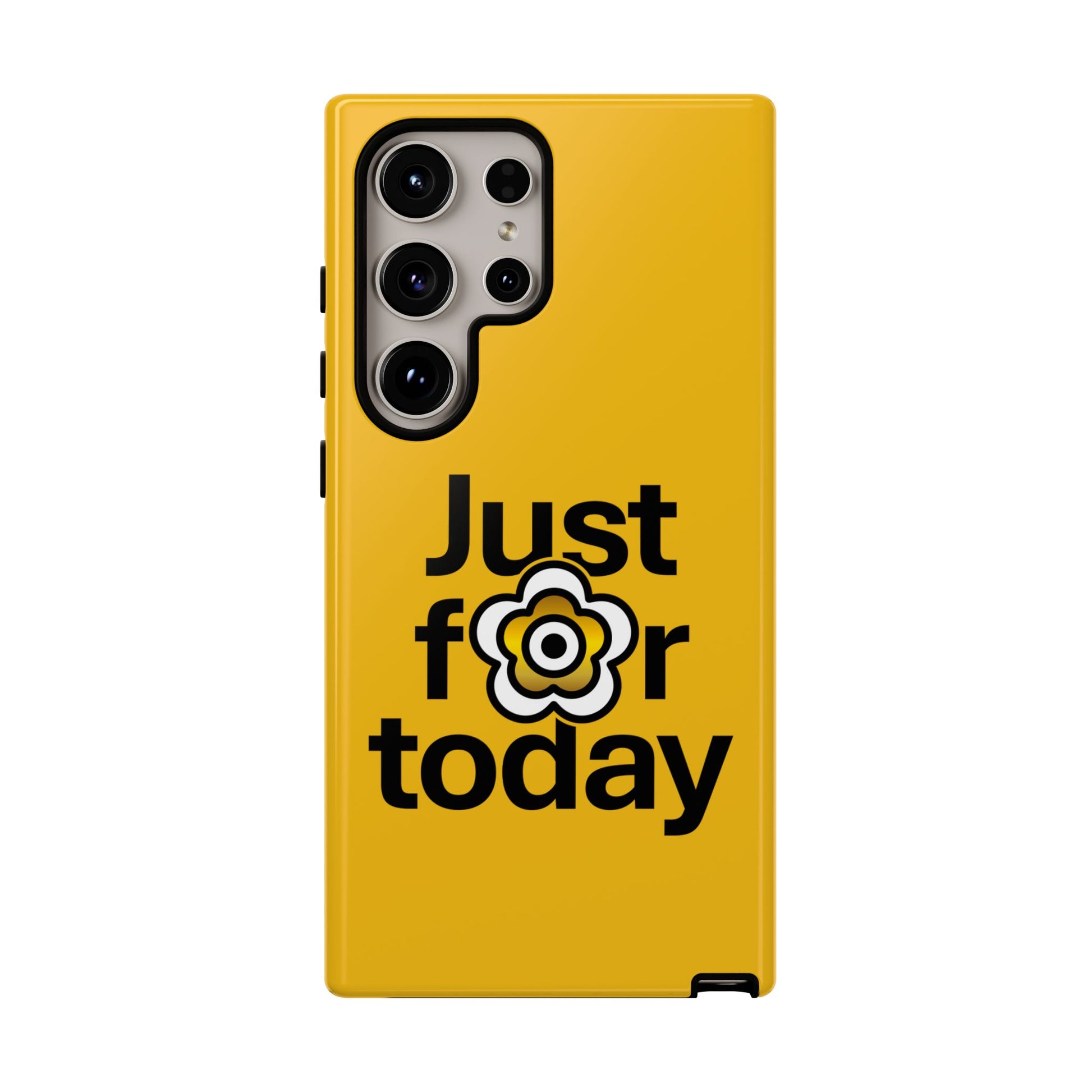 P🌺🌺P2Poppies Just for Today Samsung Phone Case – Inspirational Recovery Protection