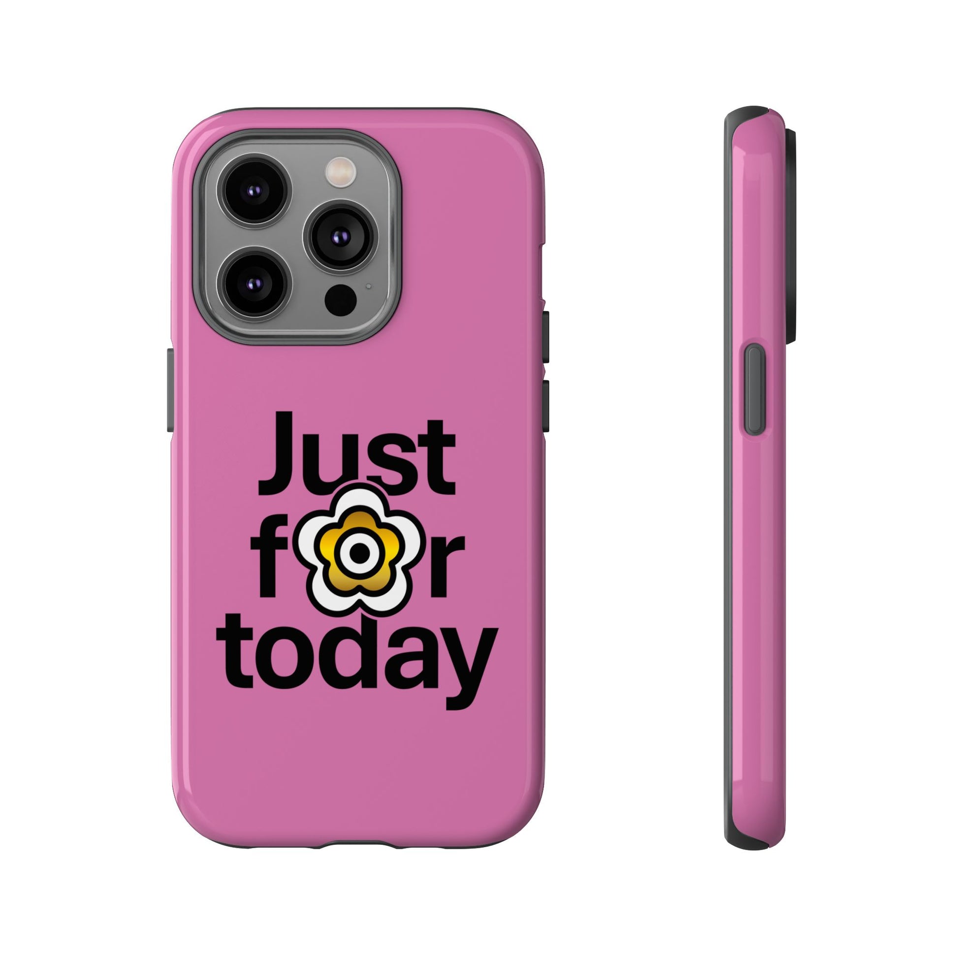 P🌺🌺P2Poppies Just for Today i-Phone Case – Inspirational Recovery Protection