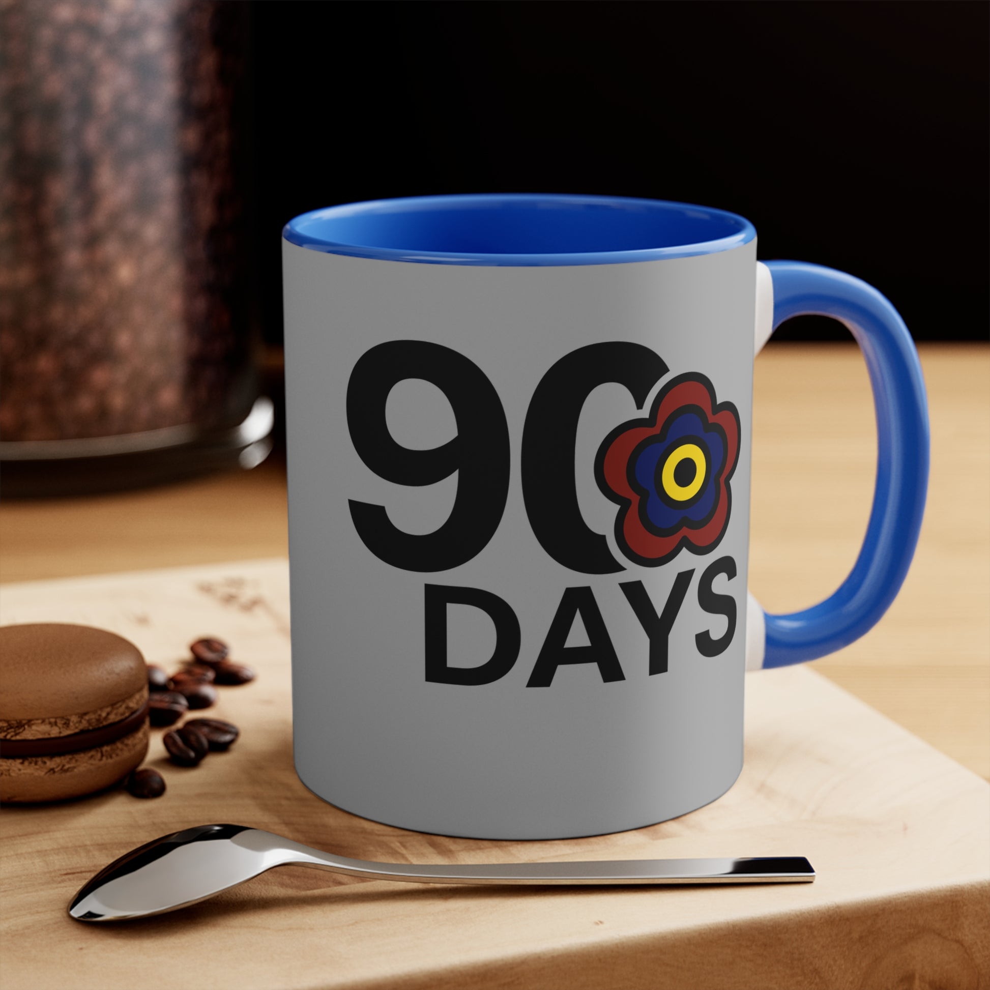 P🌺🌺P2Poppies 90 Days – Motivational Recovery Mug