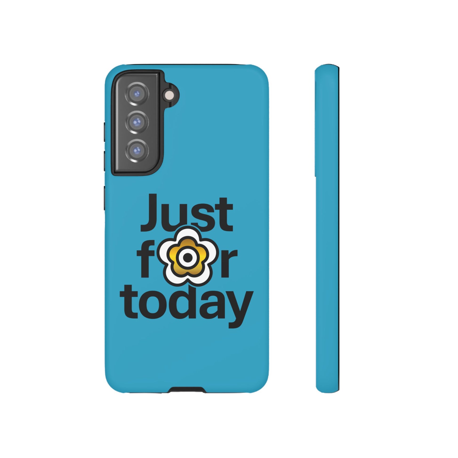 P🌺🌺P2Poppies Just for Today Samsung Phone Case – Inspirational Recovery Protection