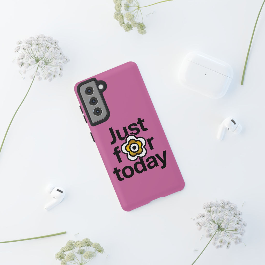 P🌺🌺P2Poppies Just for Today Samsung Phone Case – Inspirational Recovery Protection