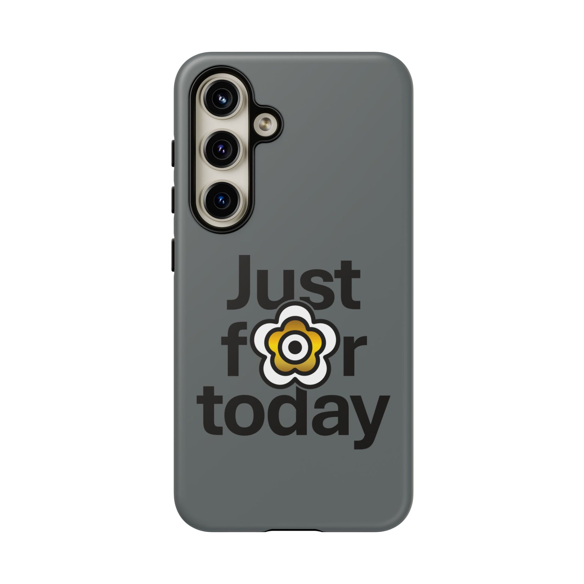 P🌺🌺P2Poppies Just for Today Samsung Phone Case – Inspirational Recovery Protection