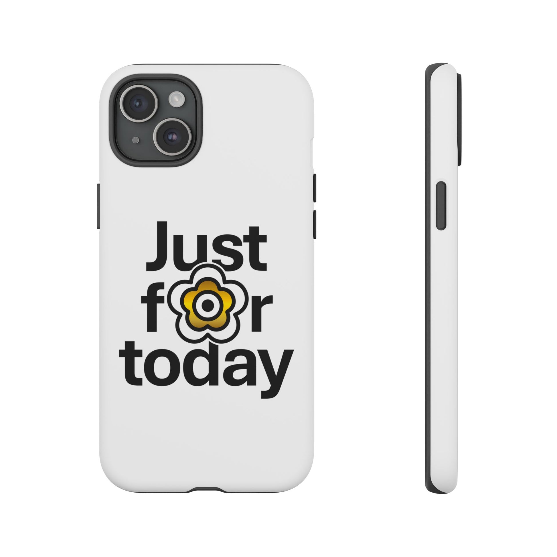 P🌺🌺P2Poppies Just for Today i-Phone Case – Inspirational Recovery Protection