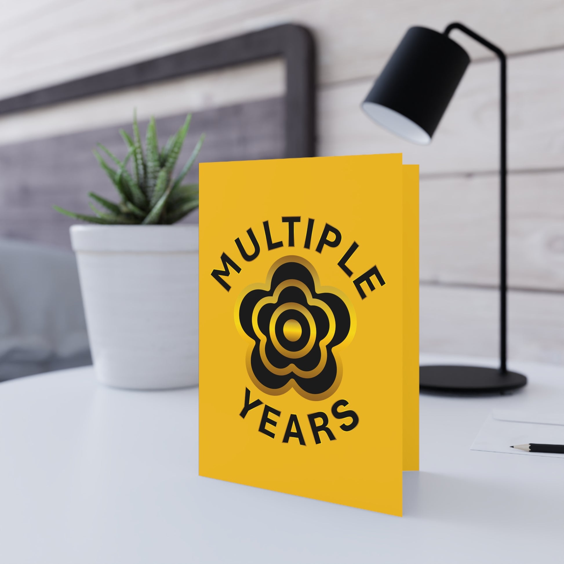 P🌺🌺P2Poppies Multiple Years Milestone Greeting Card