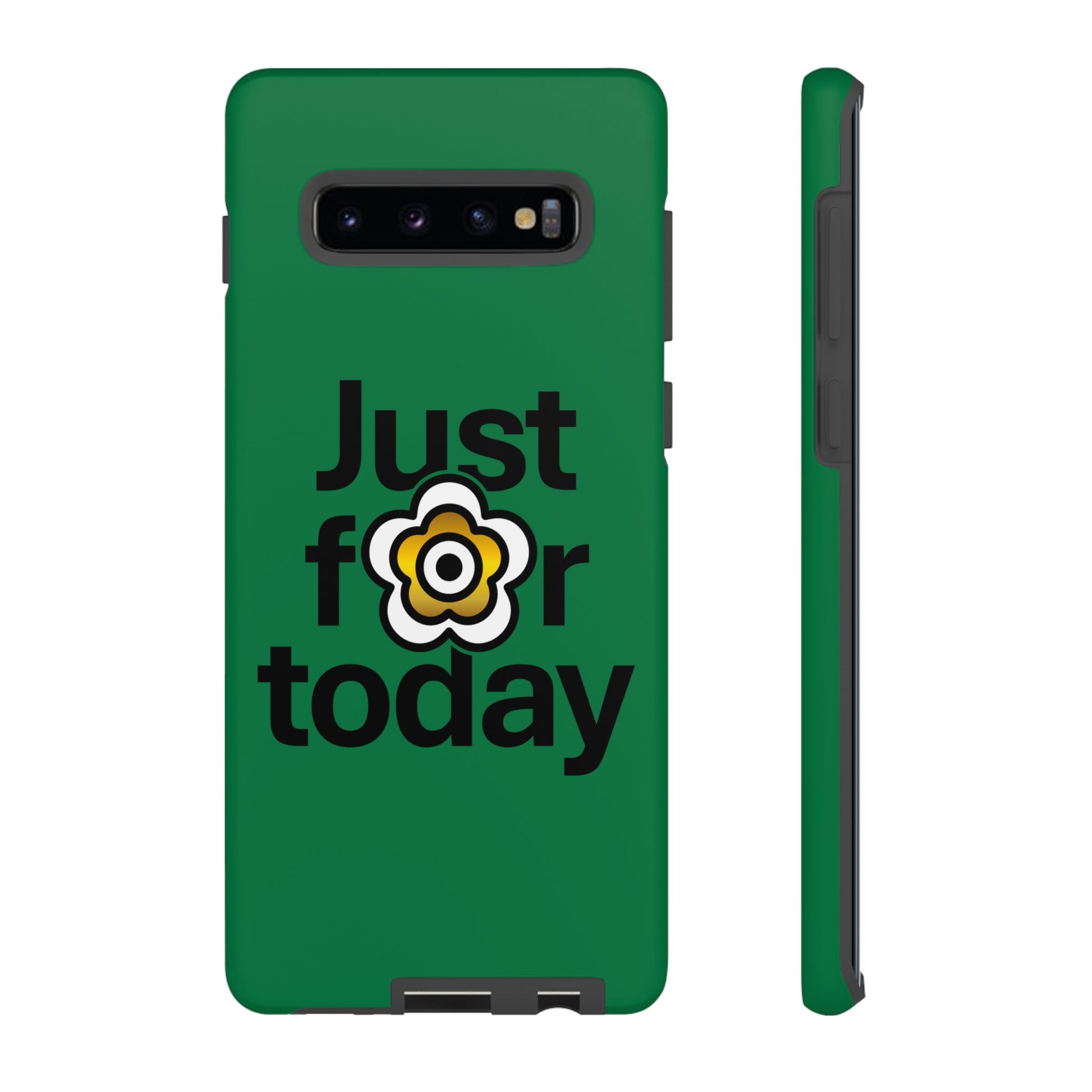 P🌺🌺P2Poppies Just for Today Samsung Phone Case – Inspirational Recovery Protection