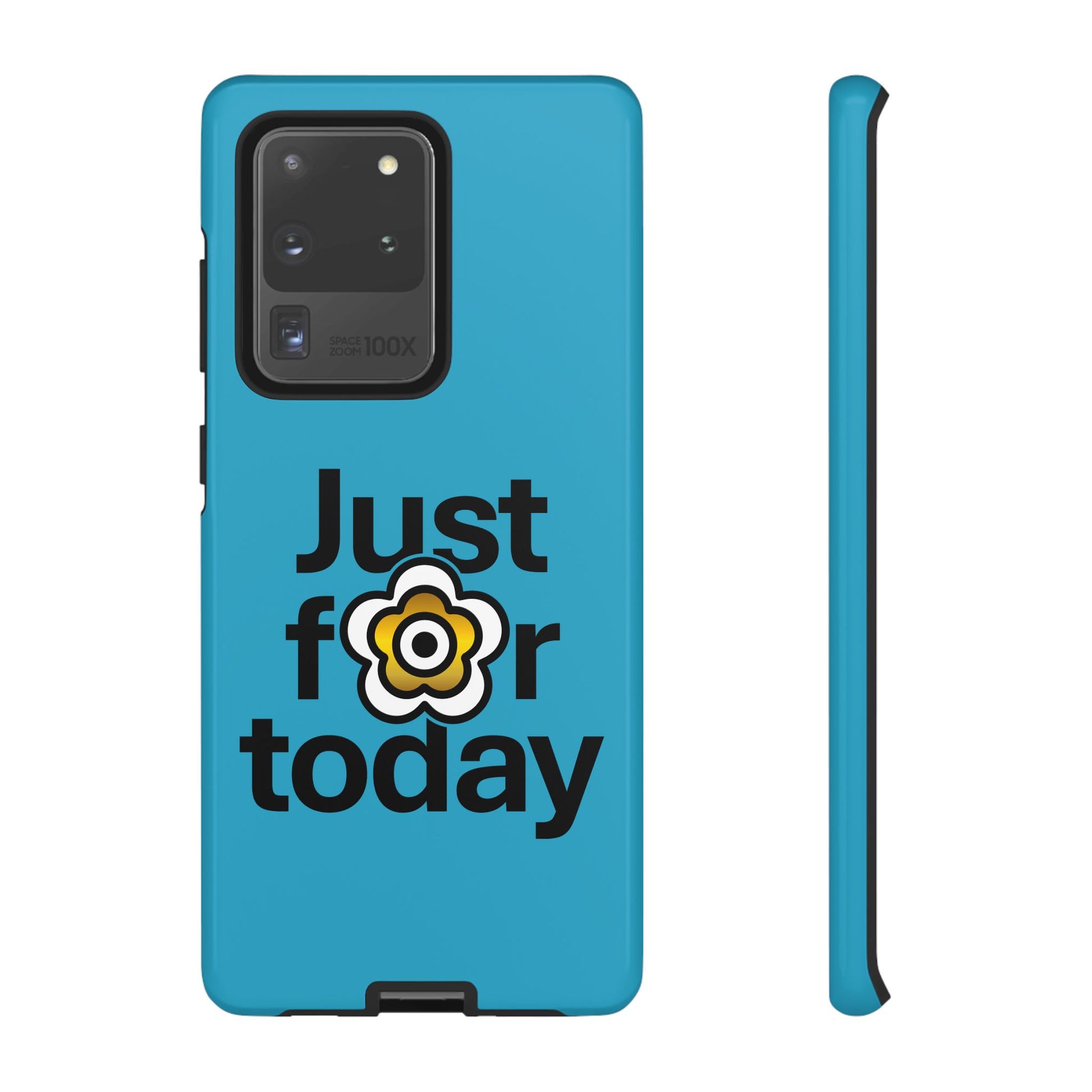 P🌺🌺P2Poppies Just for Today Samsung Phone Case – Inspirational Recovery Protection