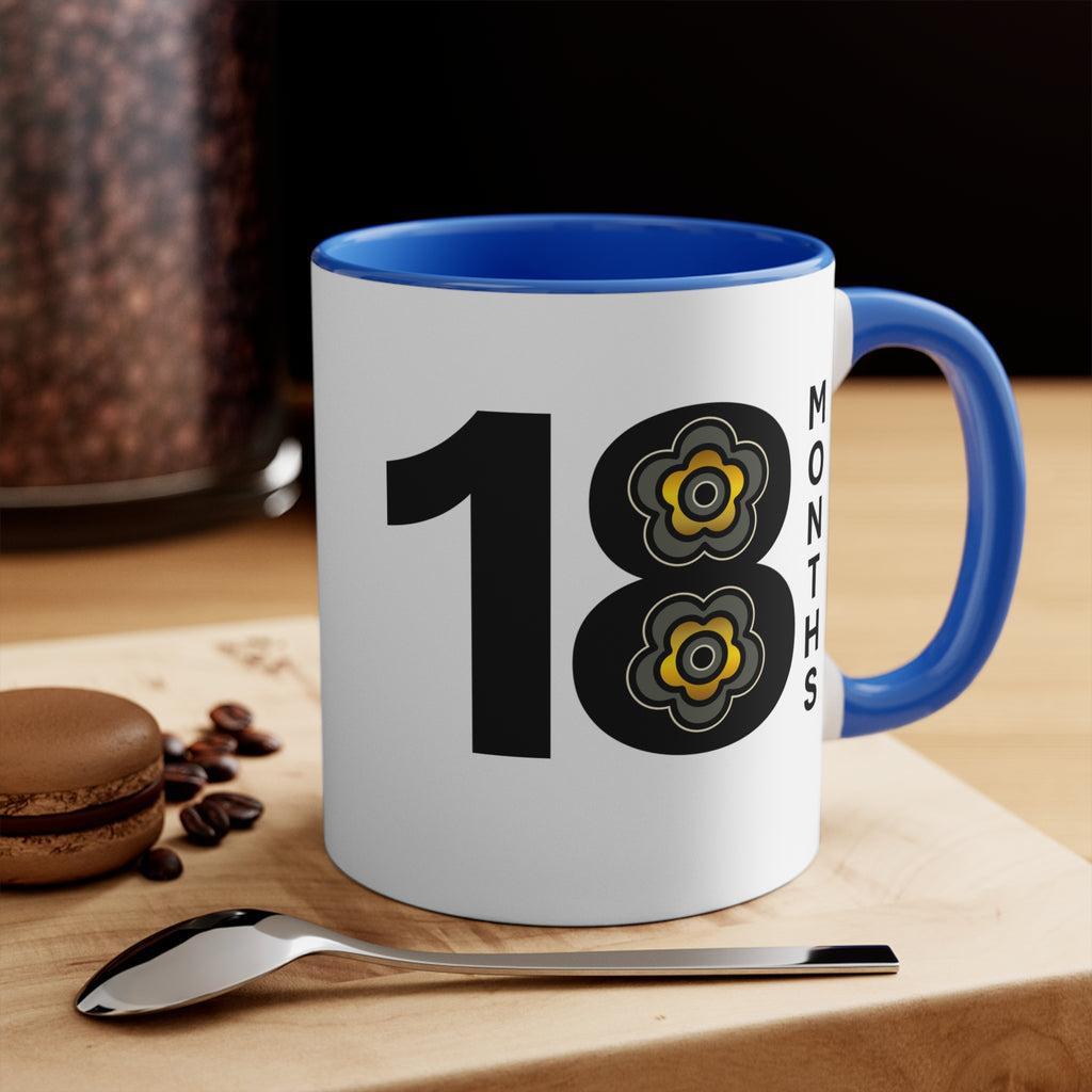 P🌺🌺P2Poppies 18 Months – Motivational Recovery Mug