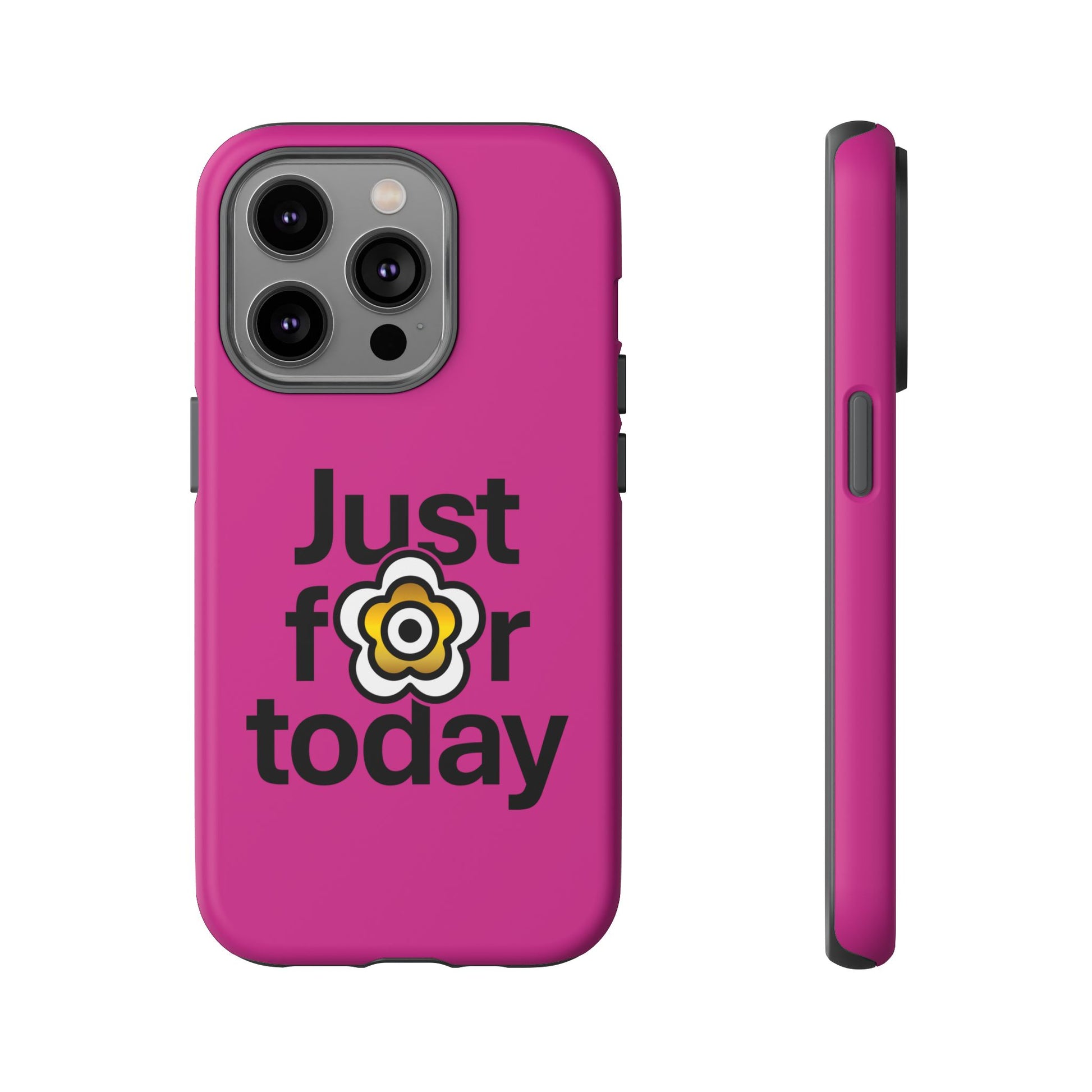 P🌺🌺P2Poppies Just for Today i-Phone Case – Inspirational Recovery Protection