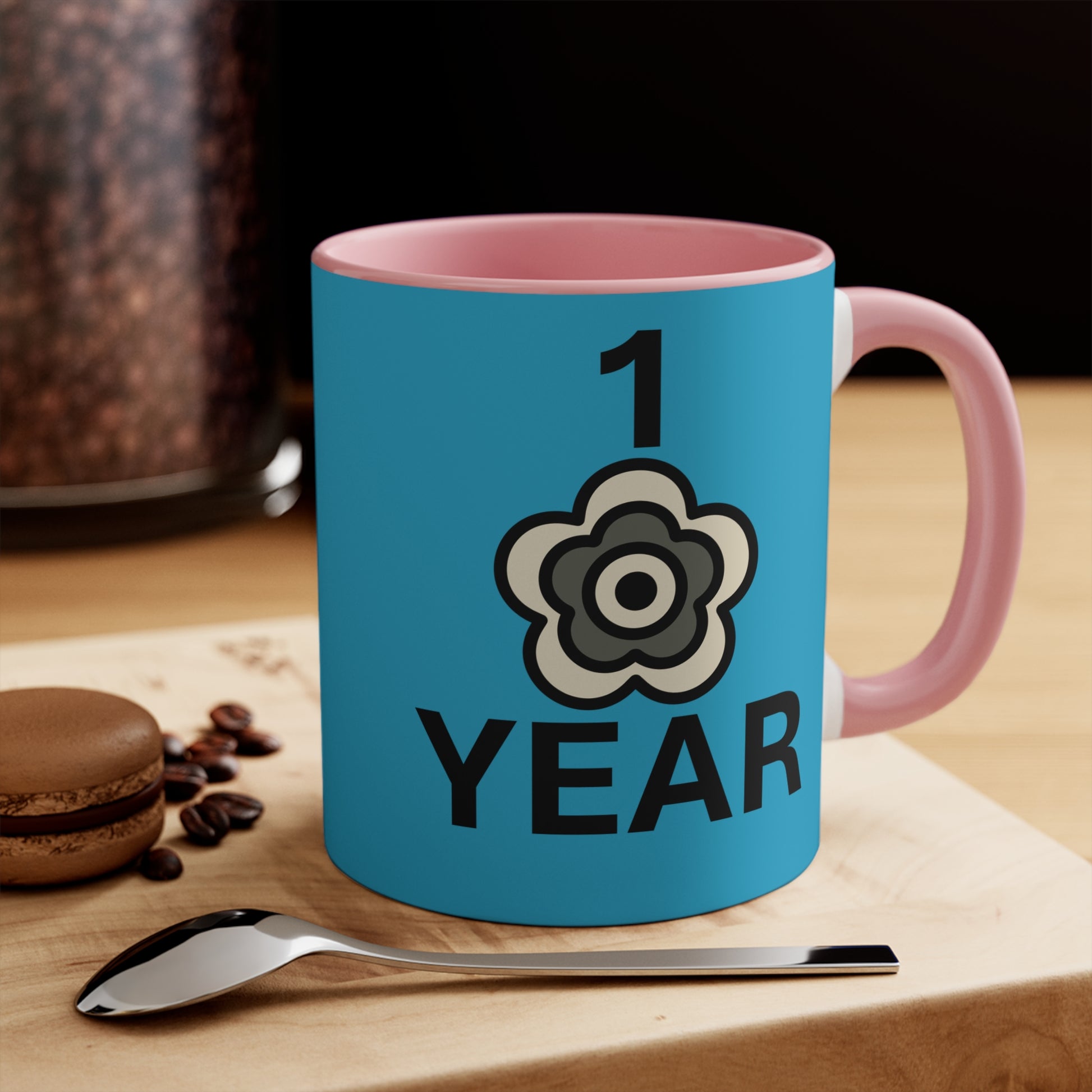 P🌺🌺P2Poppies 1 Year – Motivational Recovery Mug