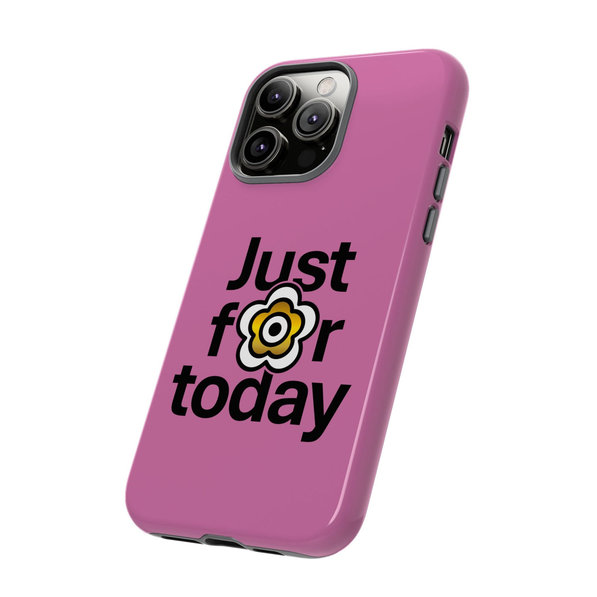 P🌺🌺P2Poppies Just for Today i-Phone Case – Inspirational Recovery Protection