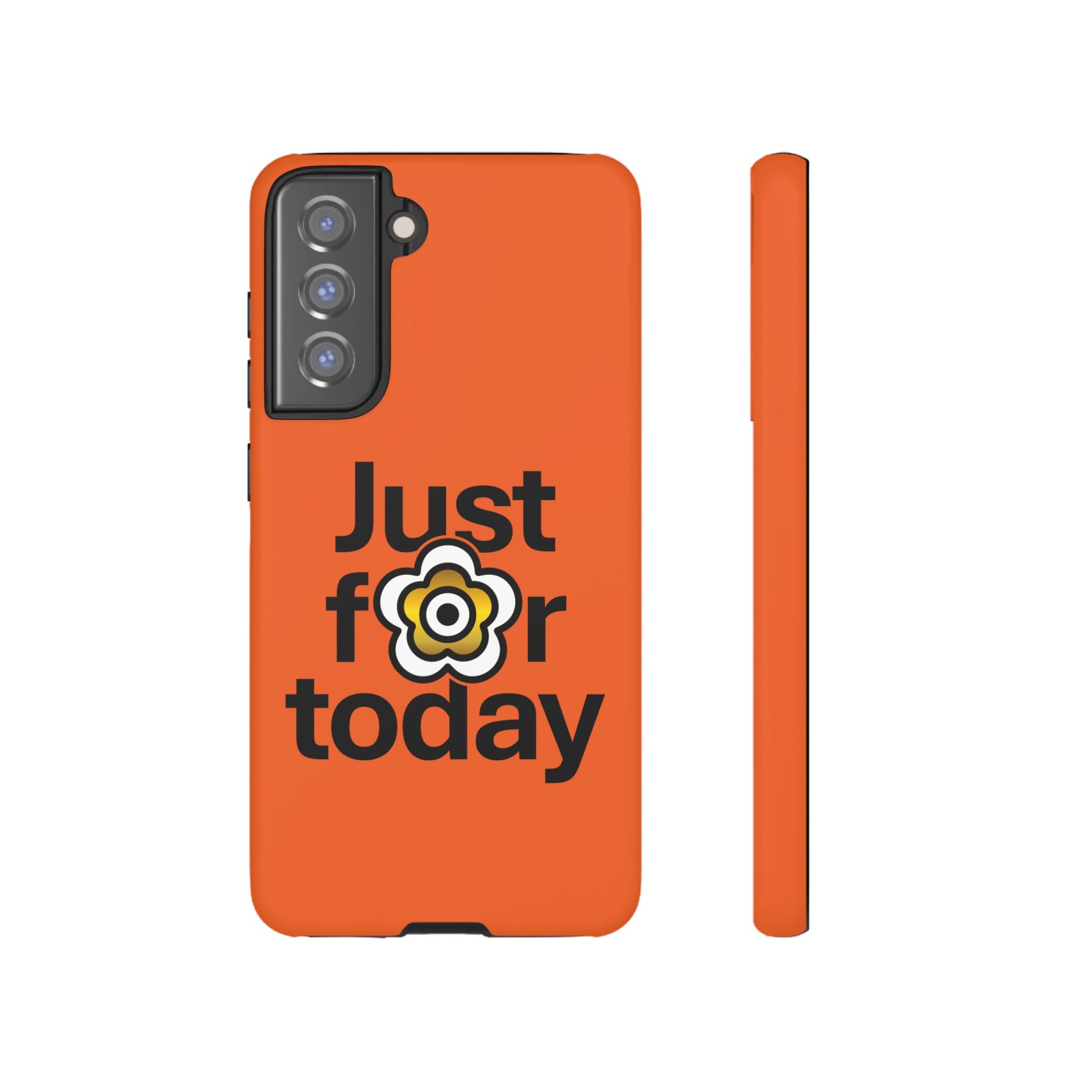 P🌺🌺P2Poppies Just for Today Samsung Phone Case – Inspirational Recovery Protection