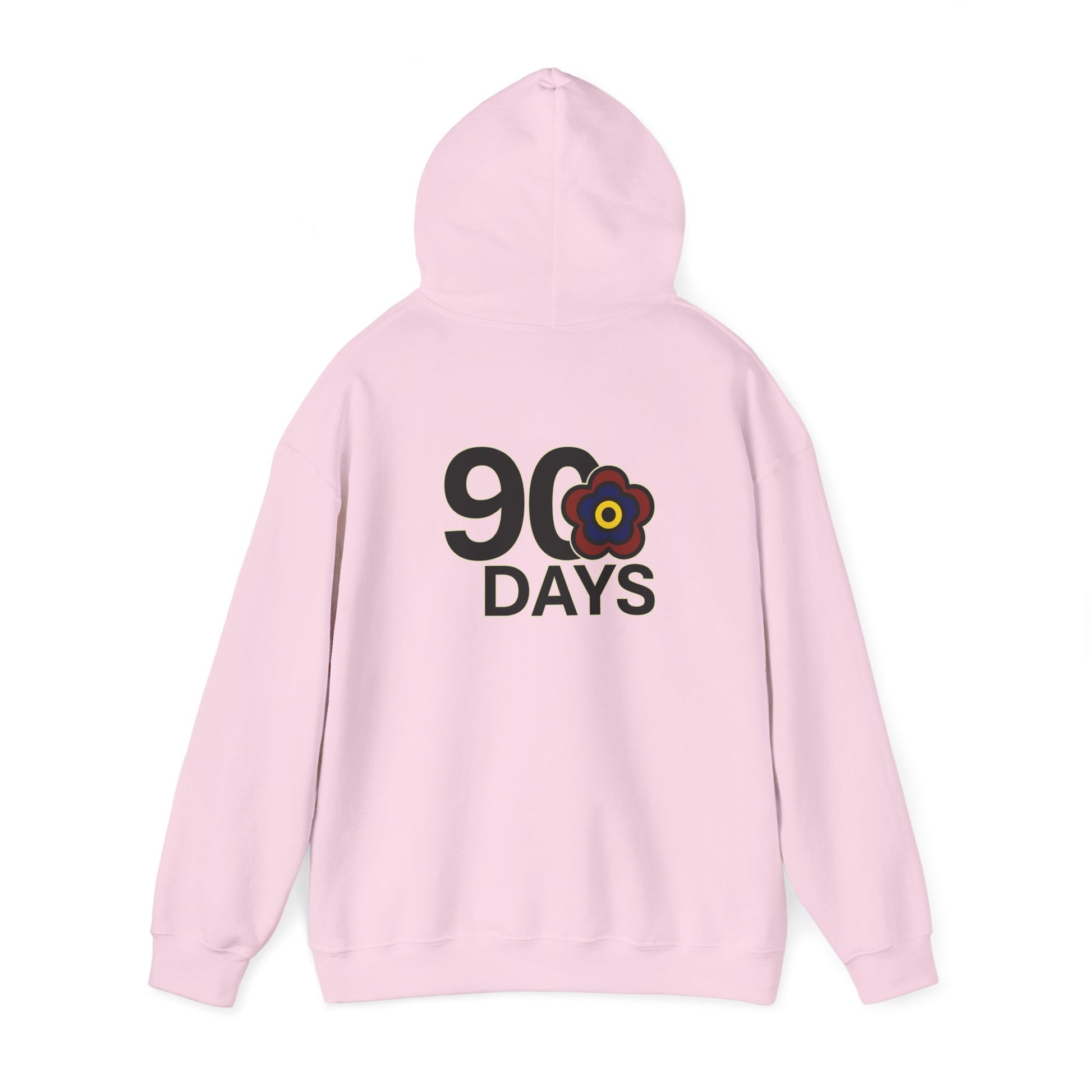 P🌺🌺P2Poppies 90 Days Sober Hoodie – Recovery Milestone Sweatshirt