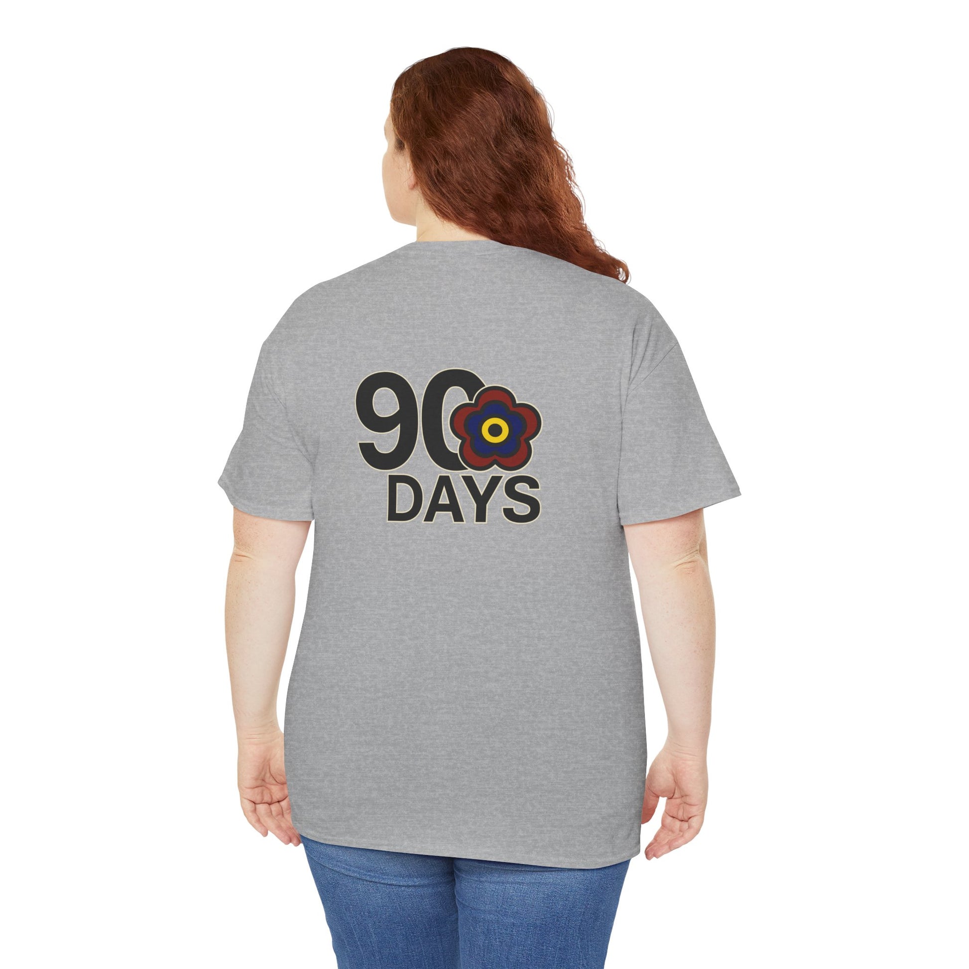 P🌺🌺P2Poppies 90 Days Sober – Motivational Recovery T-Shirt