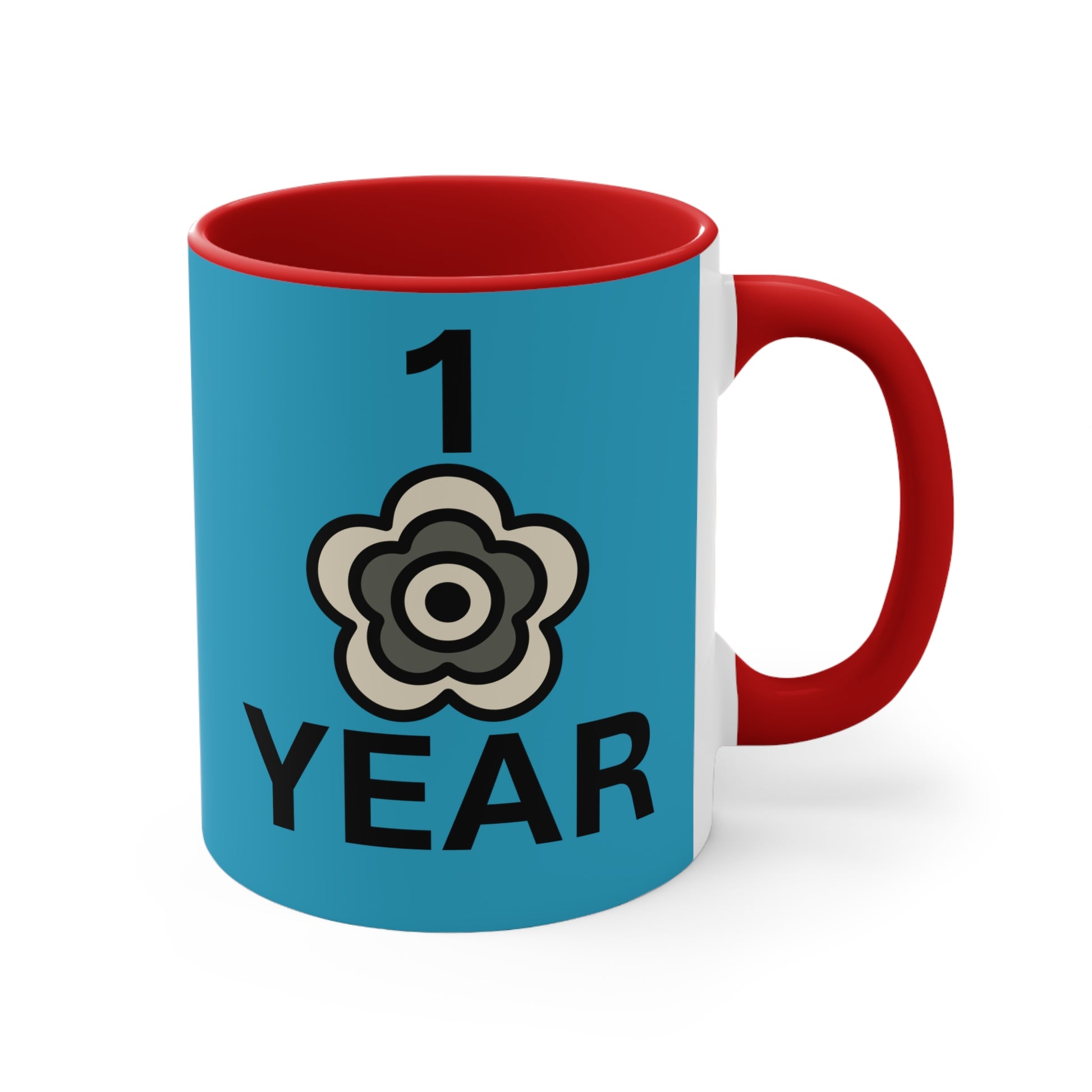 P🌺🌺P2Poppies 1 Year – Motivational Recovery Mug